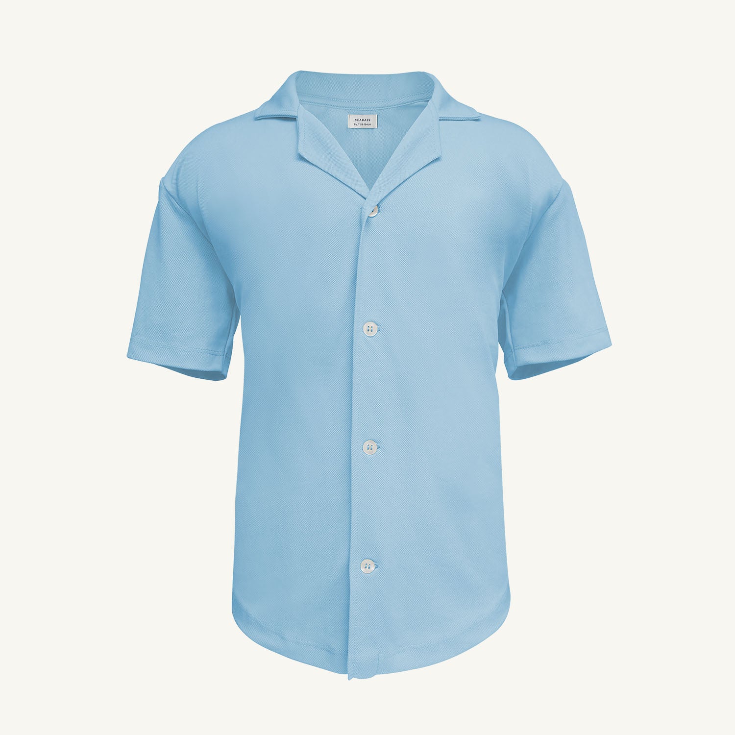 Men UV Camp Shirt Clearwater Blue