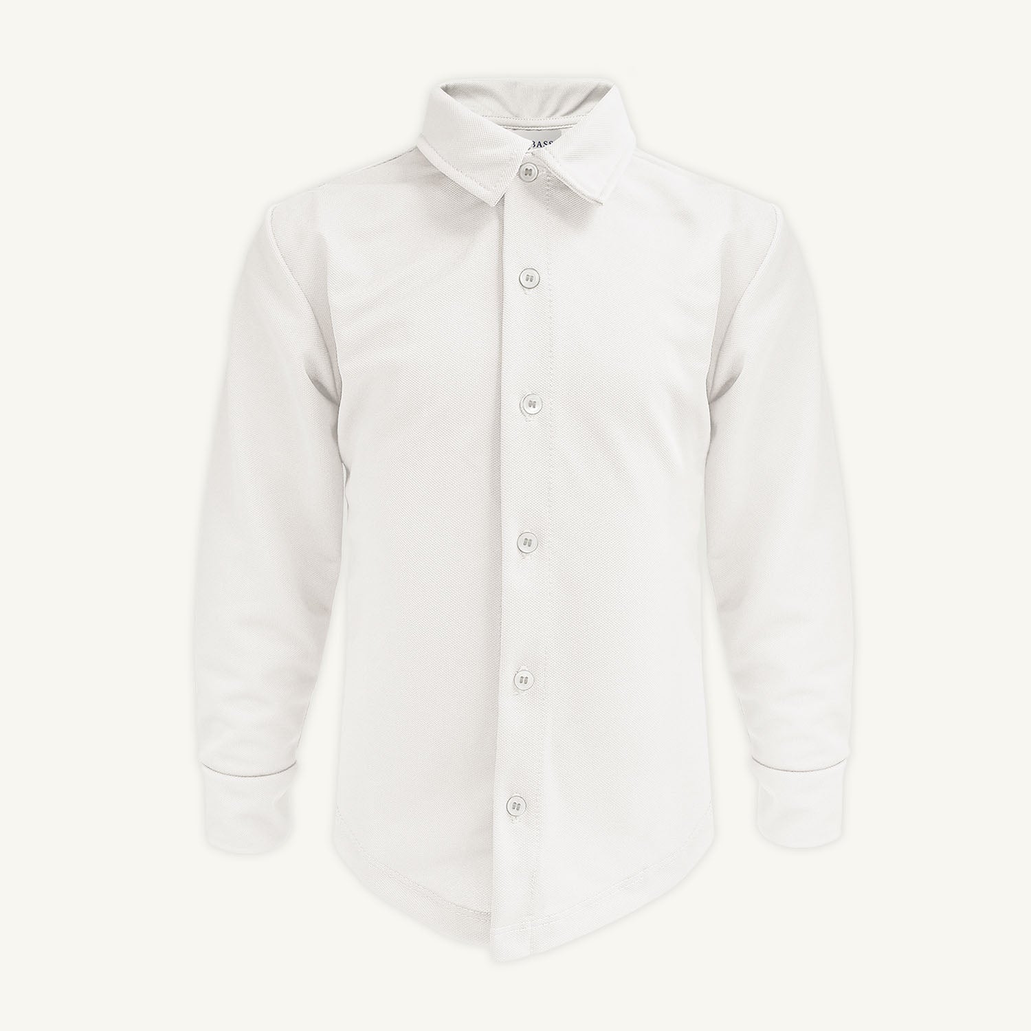 Men UV Long Sleeve Shirt Pearl White