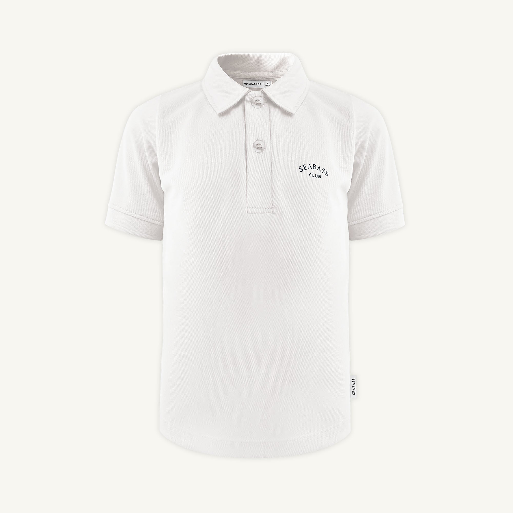 Boy UV Polo Shirt Pearl White