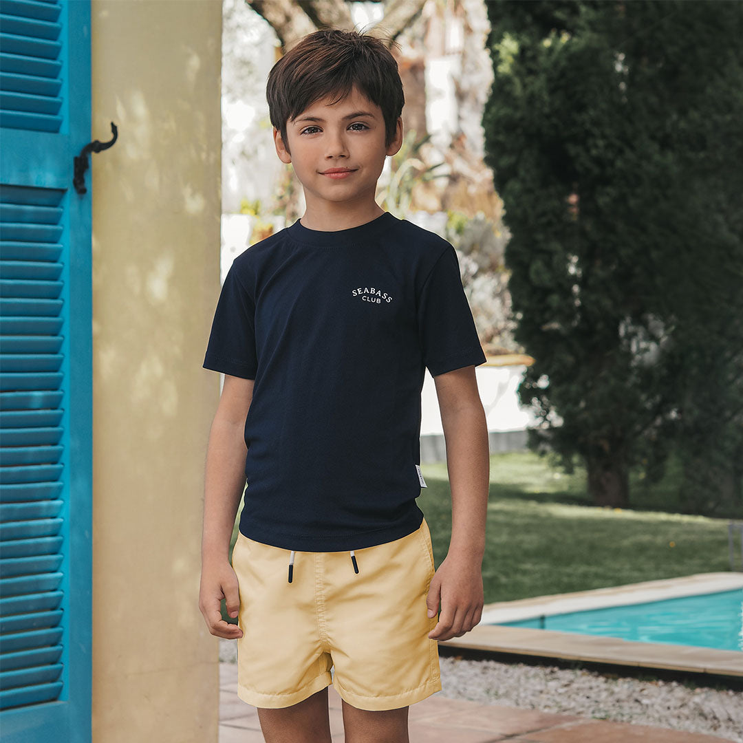 Boy UV Swim Short Lemon Yellow - fest