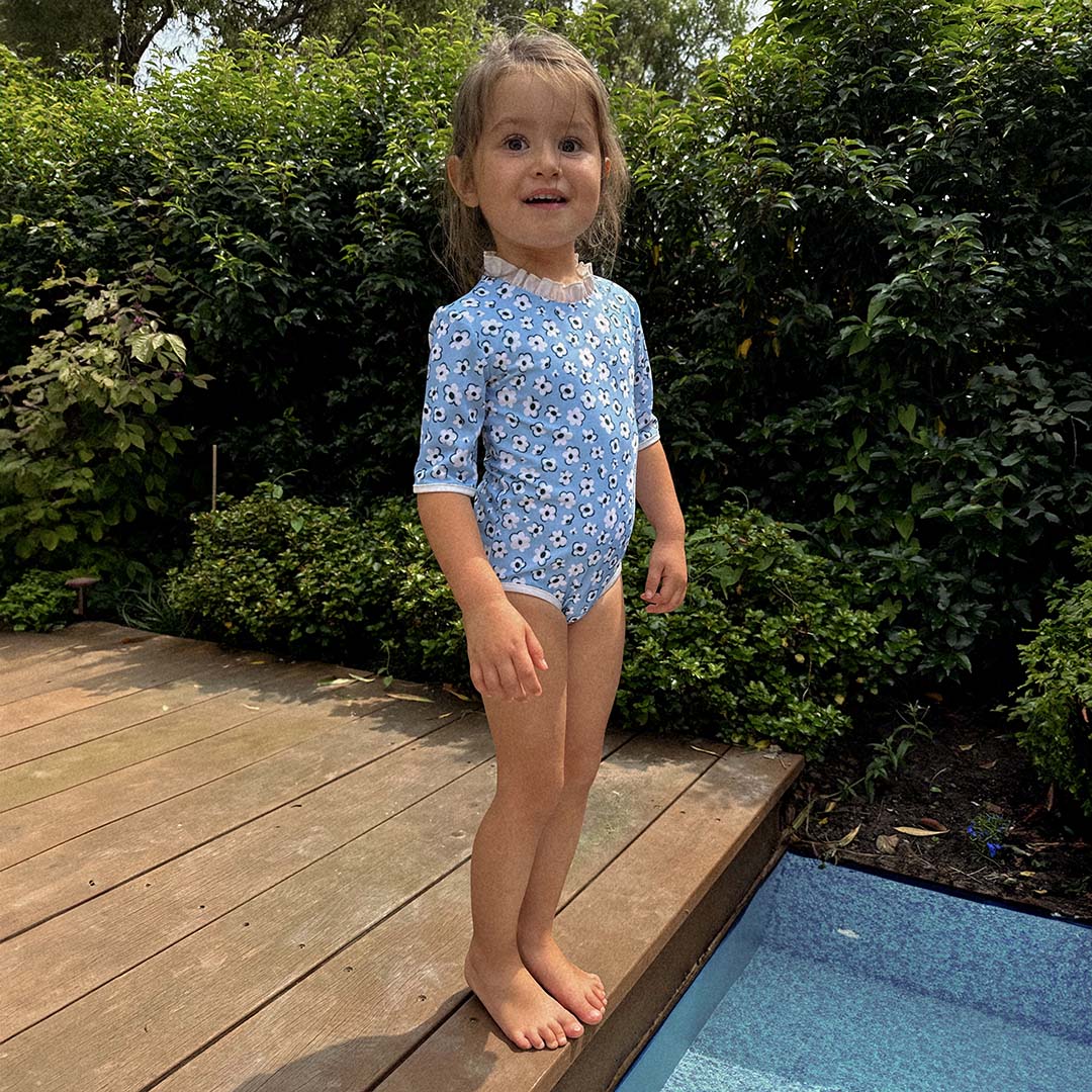 Set aus UV-Badeanzug und Kimono - Palma