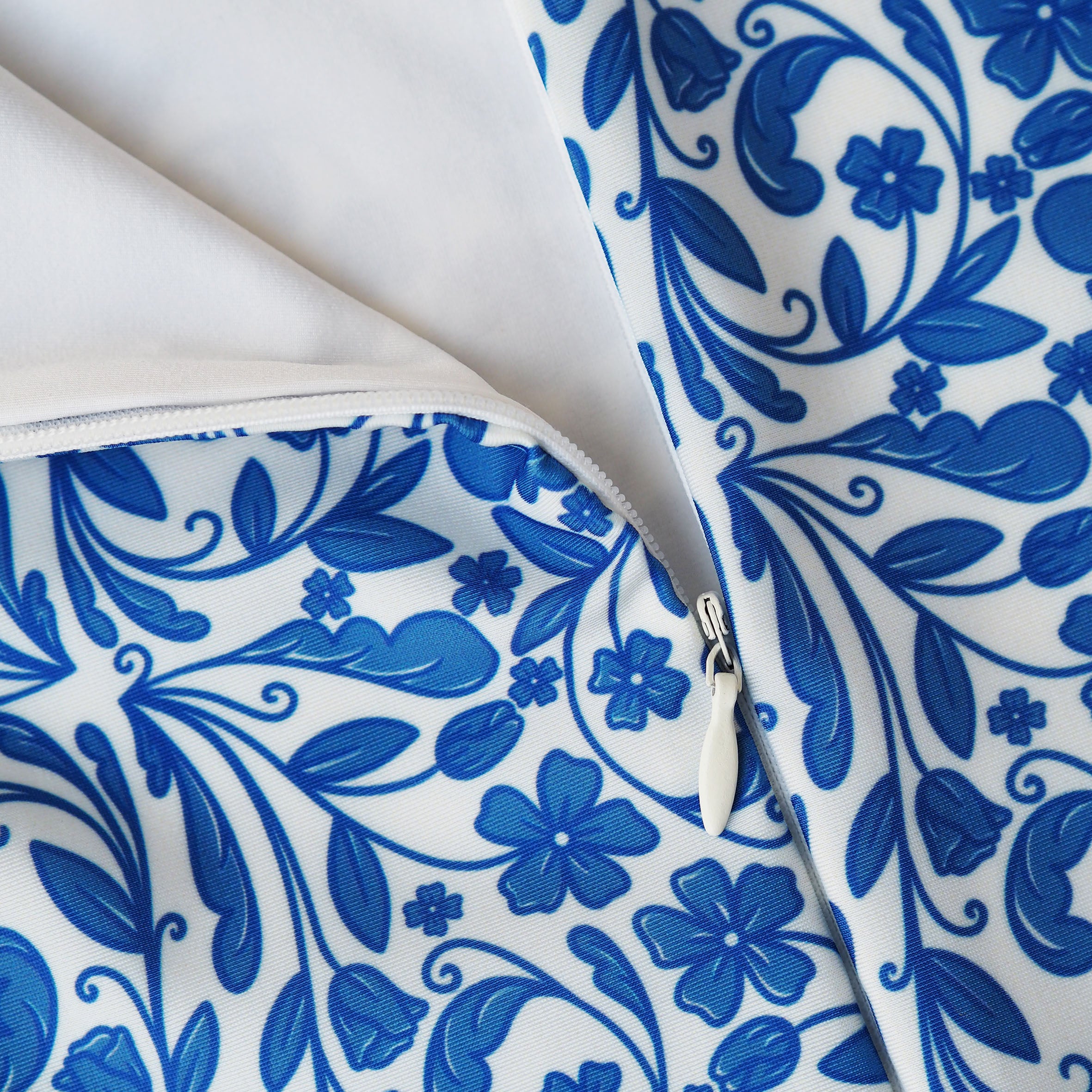 Mädchen UV-Badeanzug Ruffle Positano - königsblau