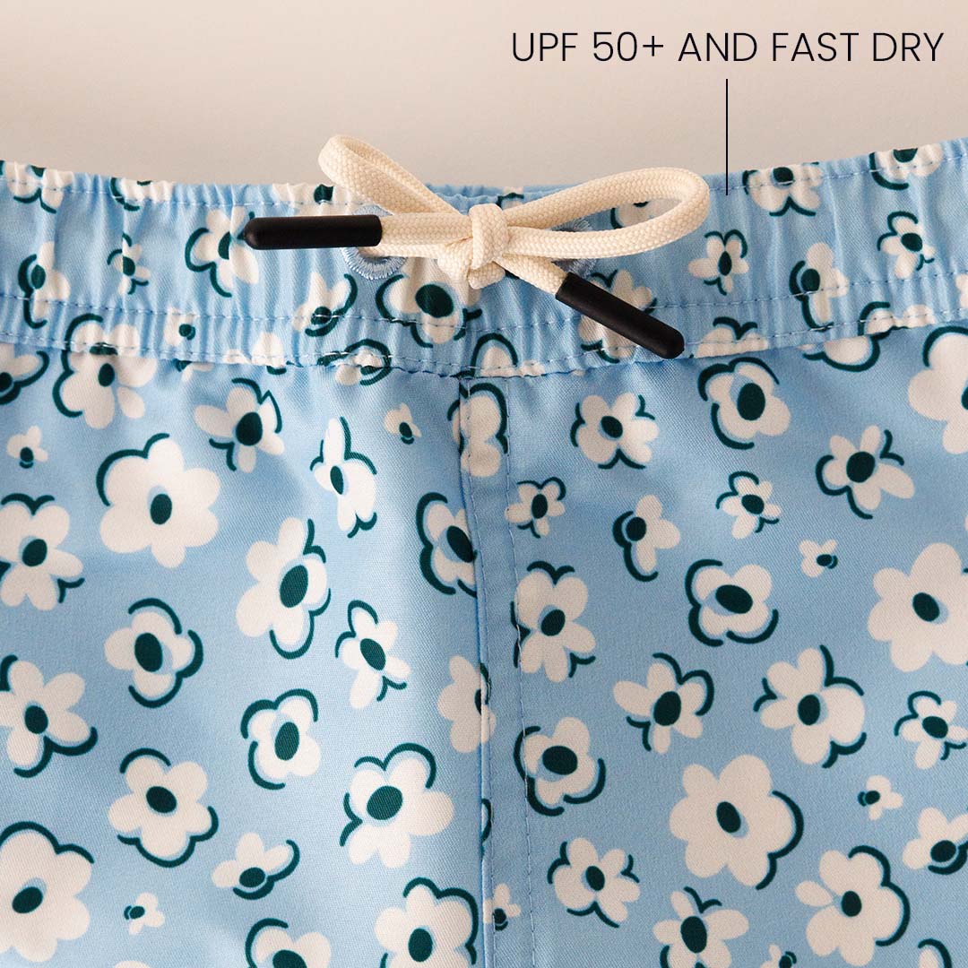 Traje de baño UV Palma - azul claro
