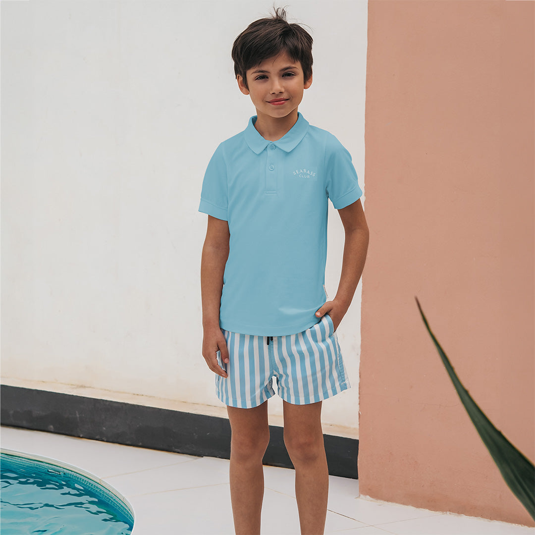 Traje de baño niño UV Forte dei Marmi - rayas azules