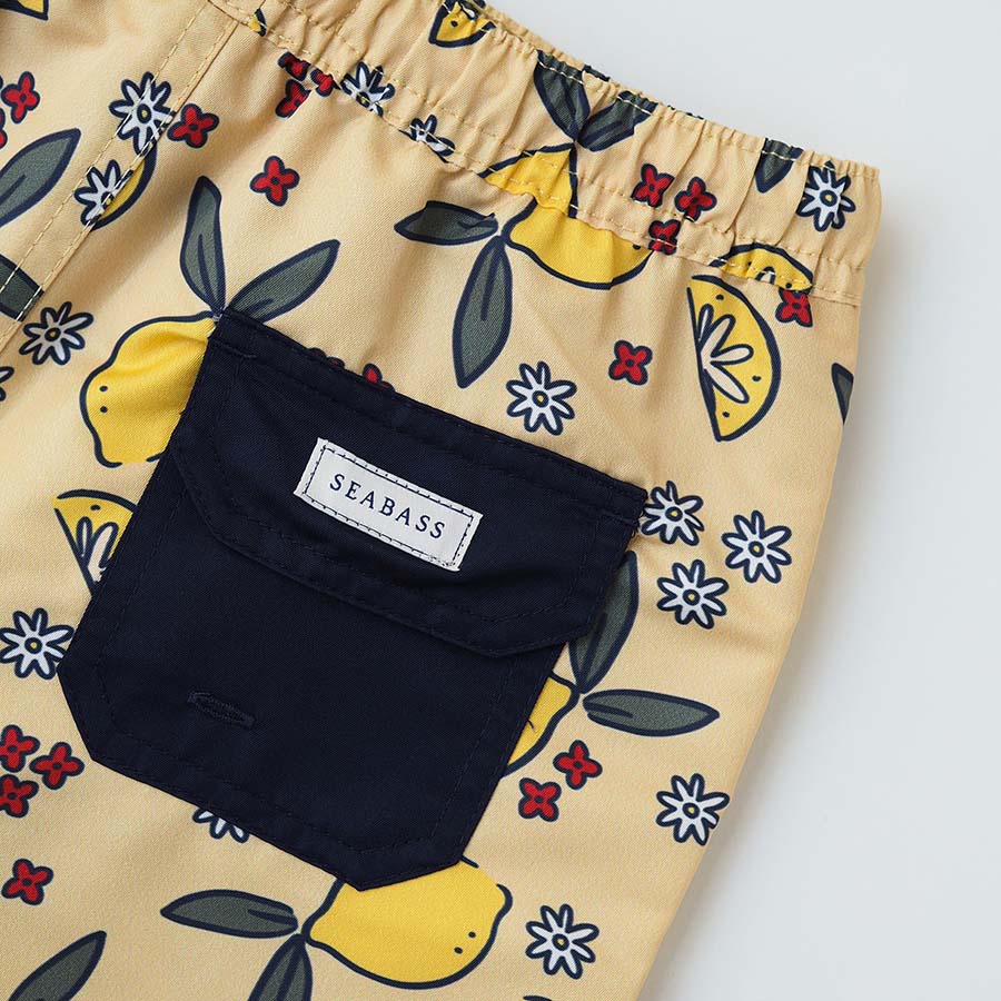 Traje de baño UV niño Amalfi - limones