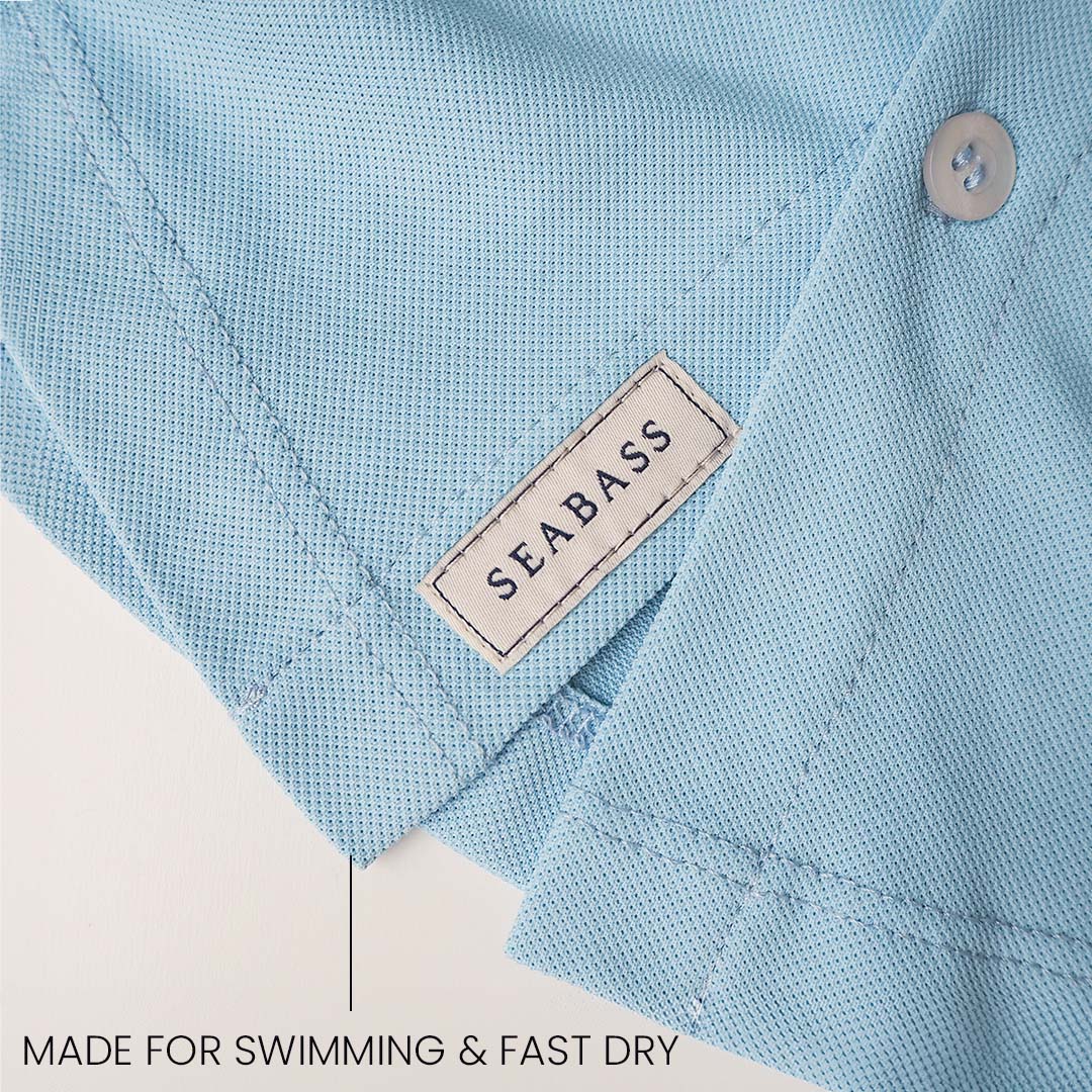 Camisa manga larga UV niño Clearwater Azul
