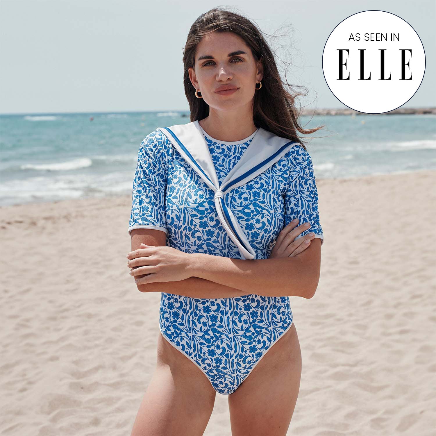 Set van mama en dochter UV-zwempakken - Sailor Positano