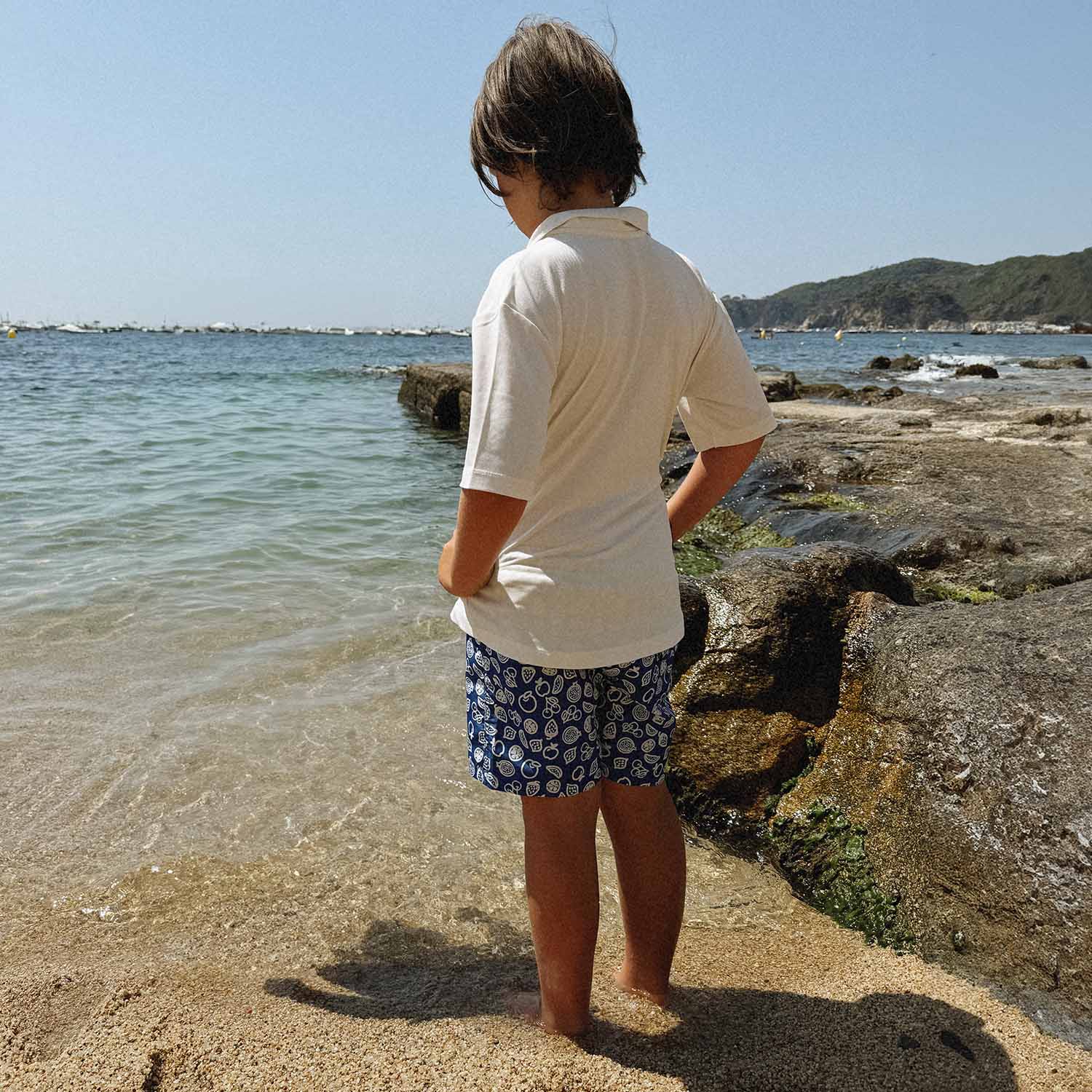 UV Zwemshort Formentera Blauw voor jongens - Fruitig