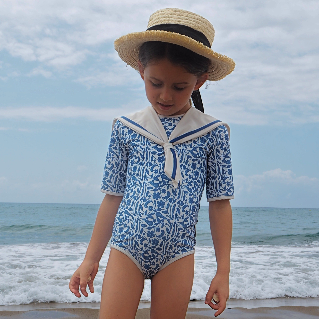 Set van mama en dochter UV-zwempakken - Sailor Positano