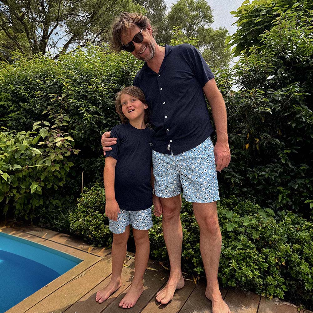 Heren UV Zwemshort Palma - lichtblauw
