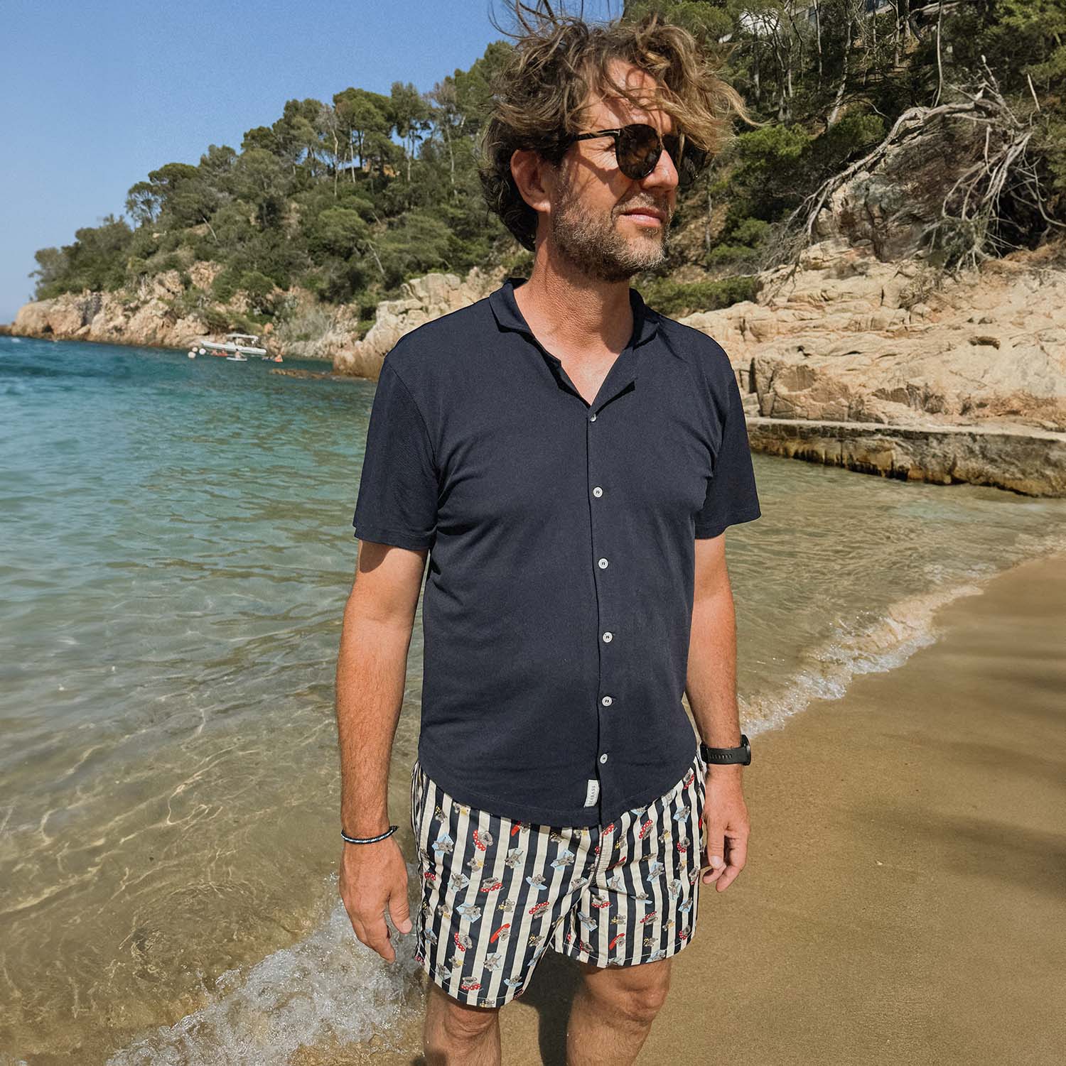 Heren UV Zwemshort Sydney - koalastrepen