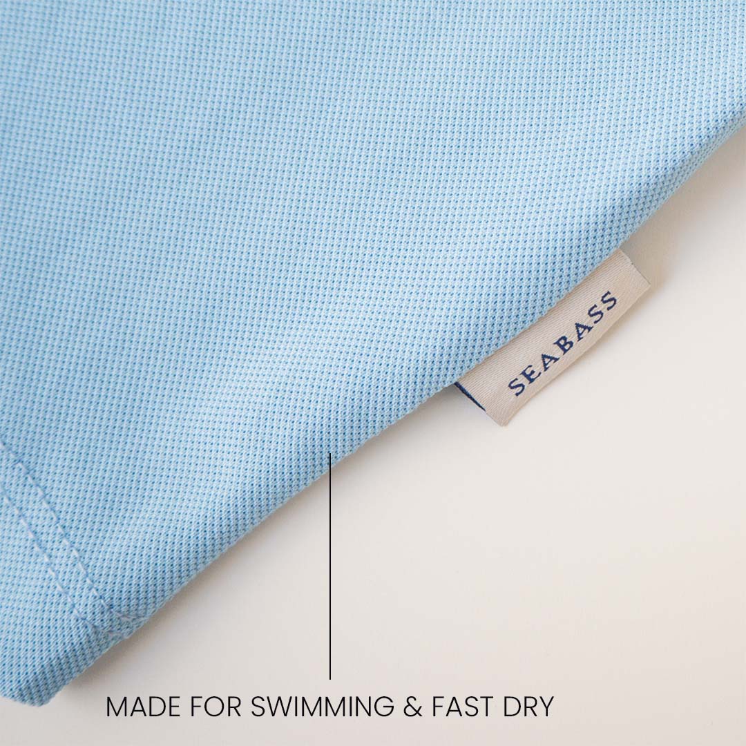 UV T-shirt Clearwater Blue voor jongens
