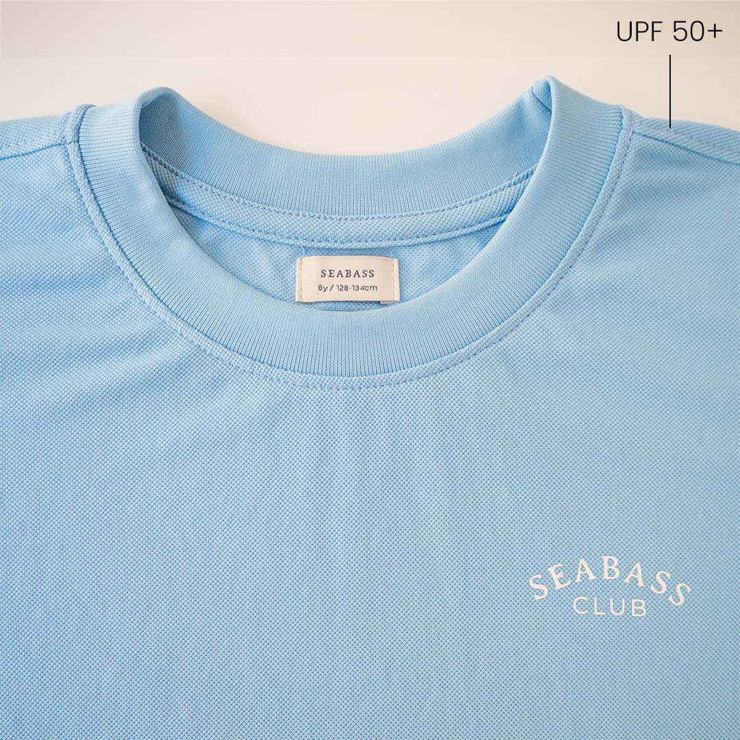UV T-shirt Clearwater Blue voor jongens