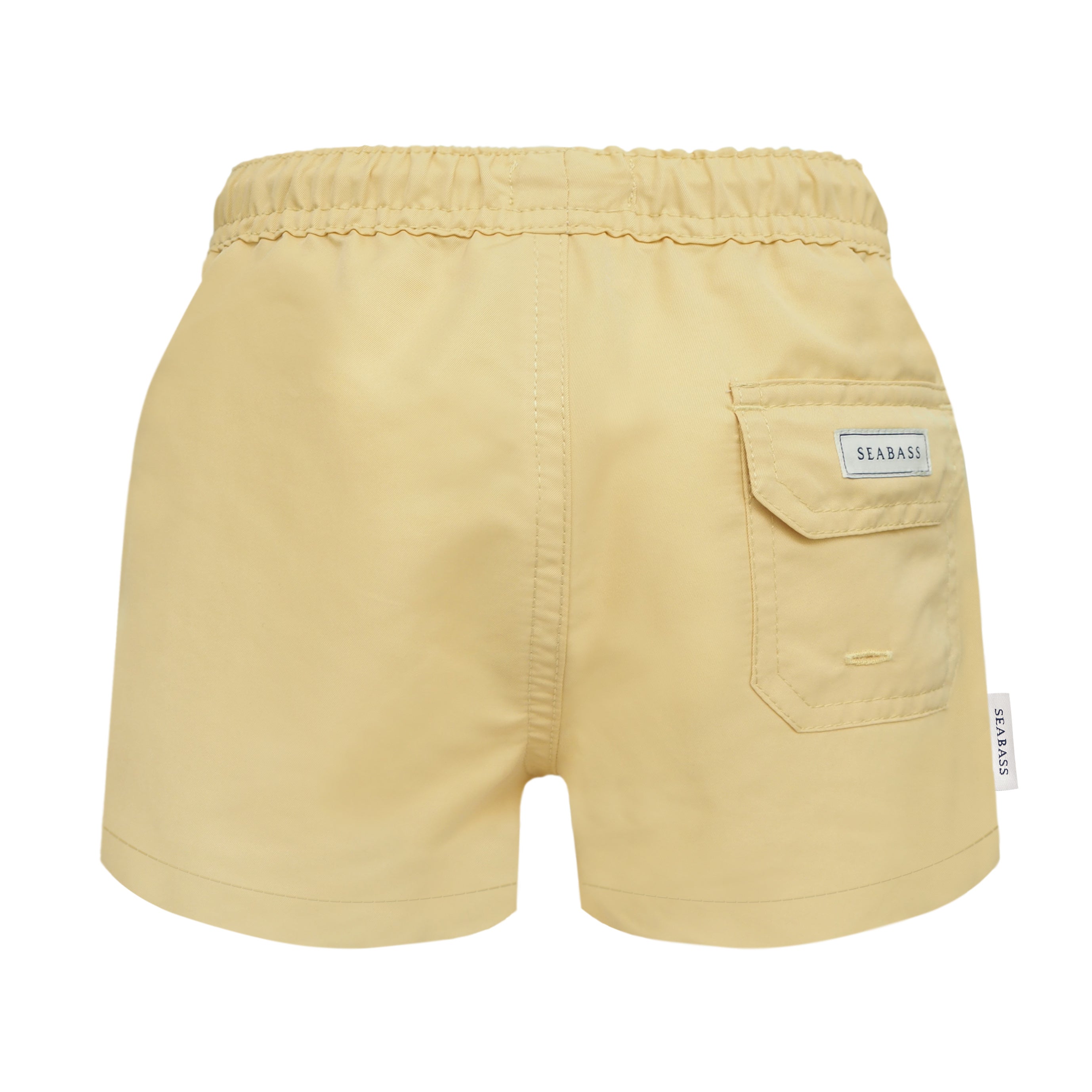 UV Zwemshort Citroengeel voor jongens - effen