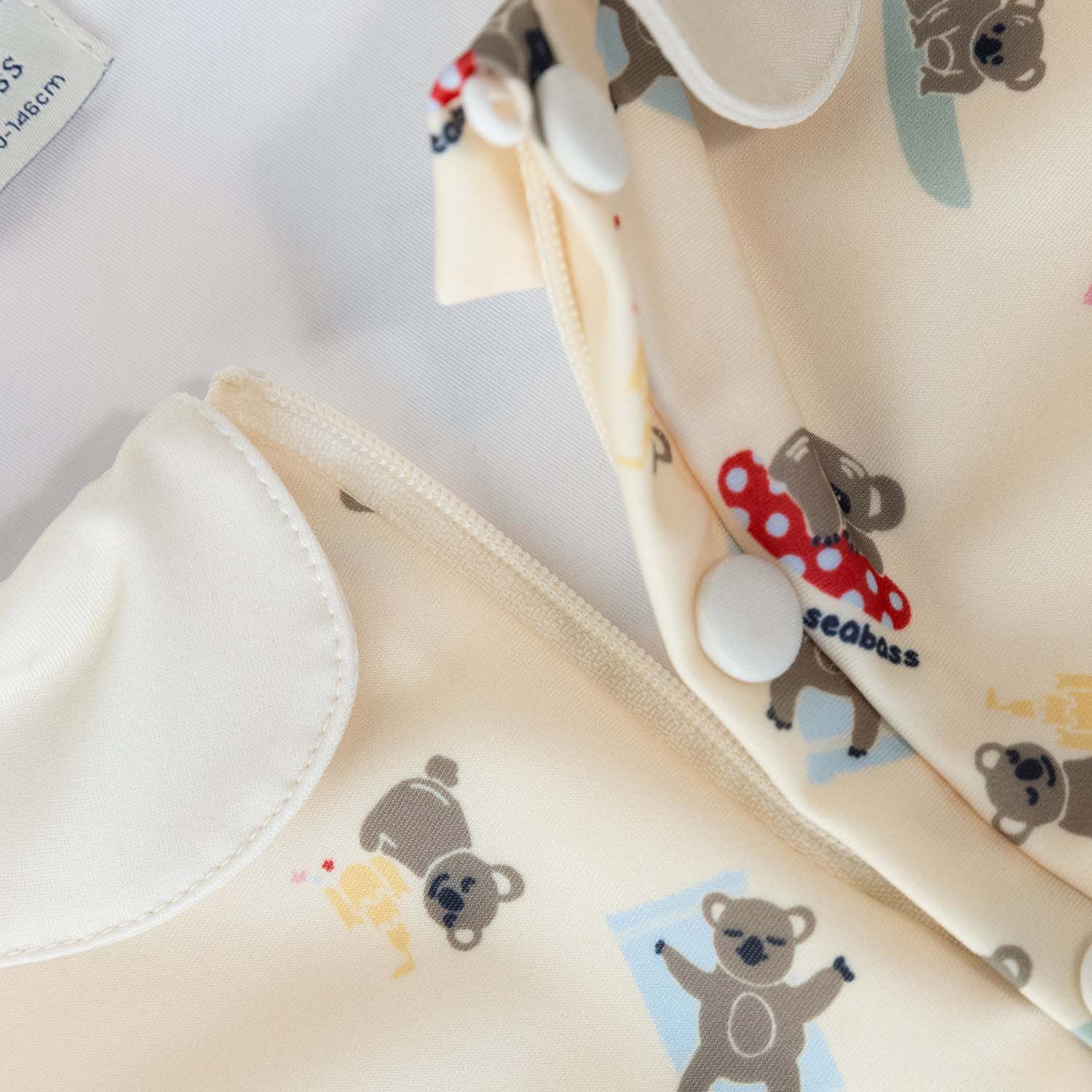Set van UV-badpak en bermuda - Sydney Beige
