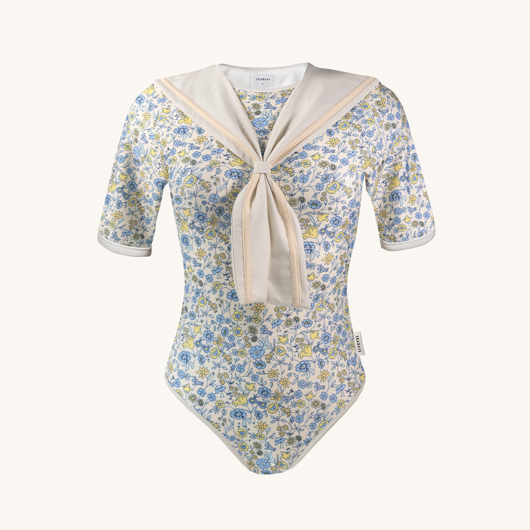 Damen UV Badeanzug Sailor Marbella - blumen