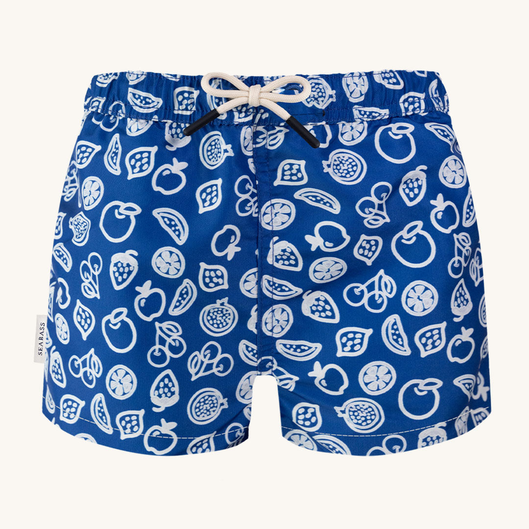 Jongens UV Zwembroek Formentera blauw- Fruity