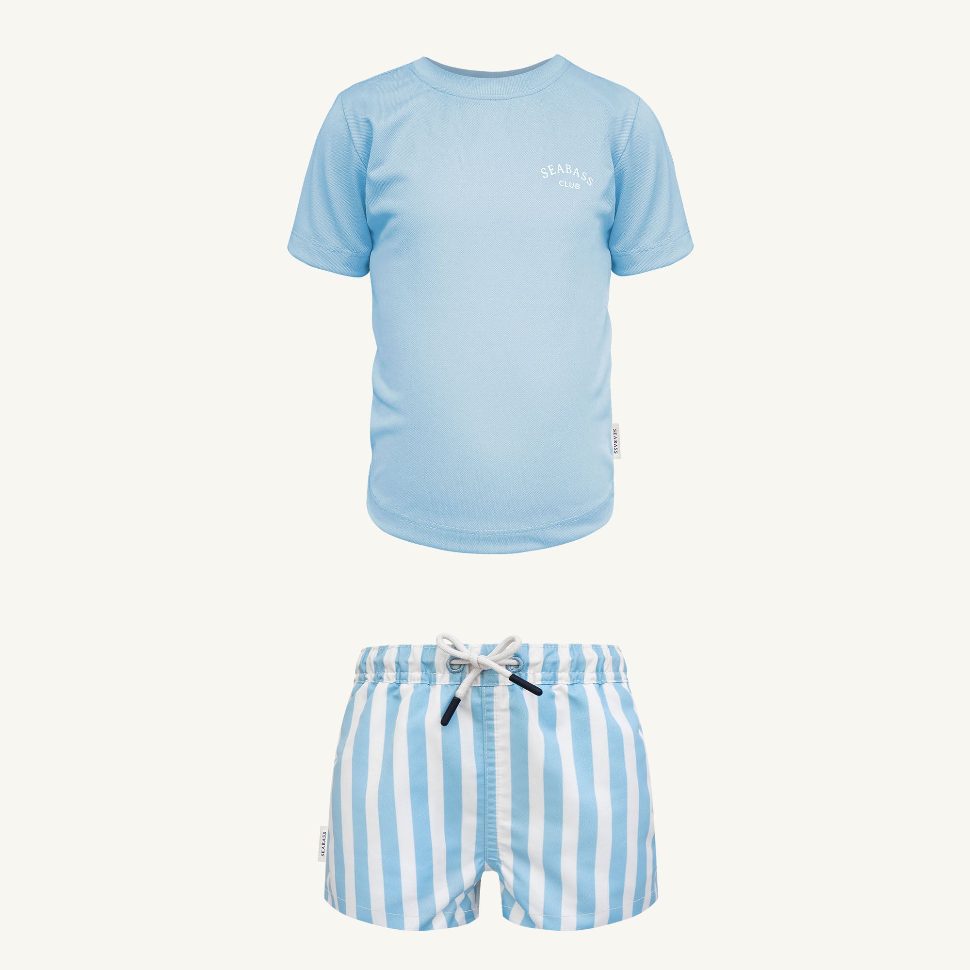 UV Zwem Set - Zwembroek Forte en T-Shirt Lichtblauw