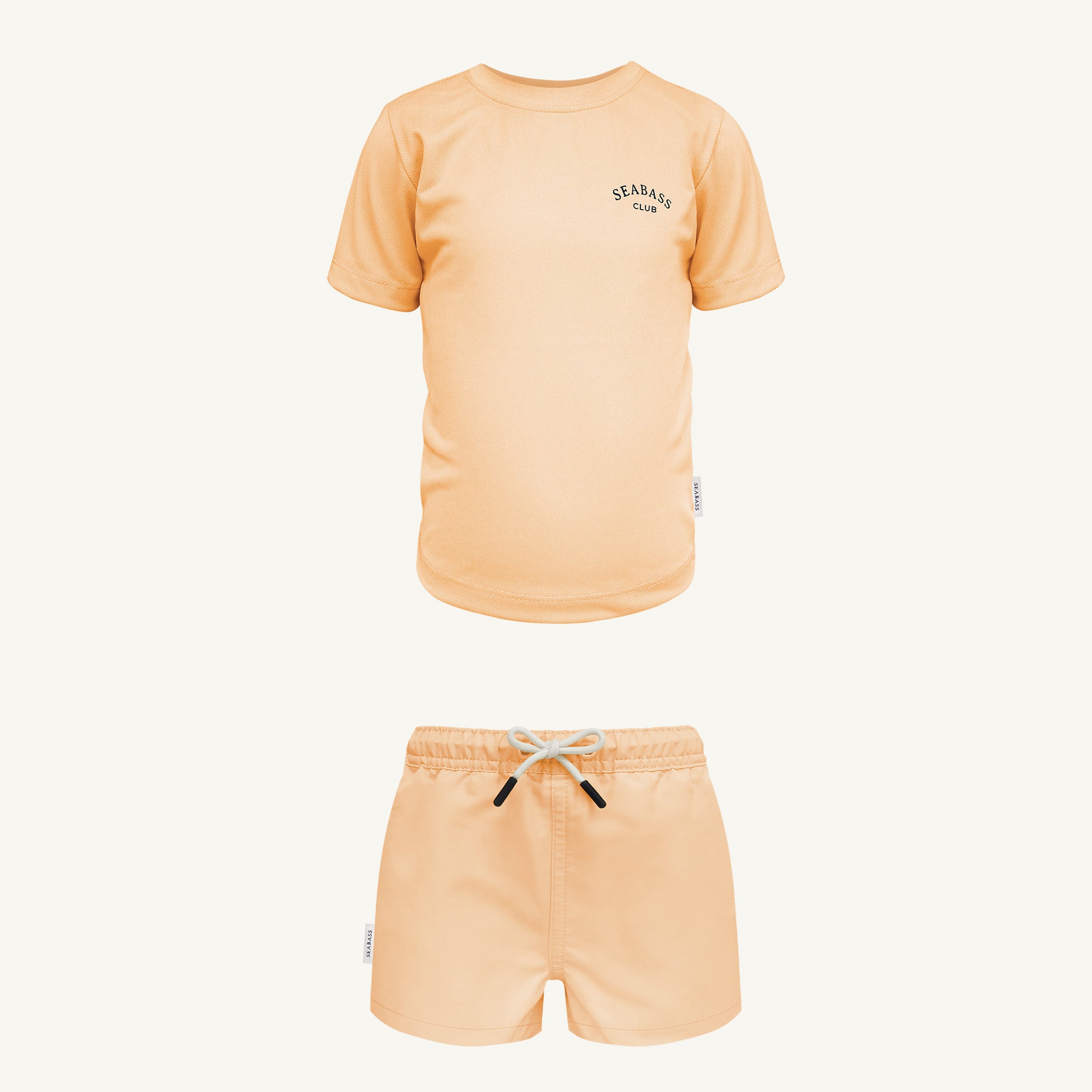 Conjunto de baño UV - Bañador y Camiseta Cantaloupe