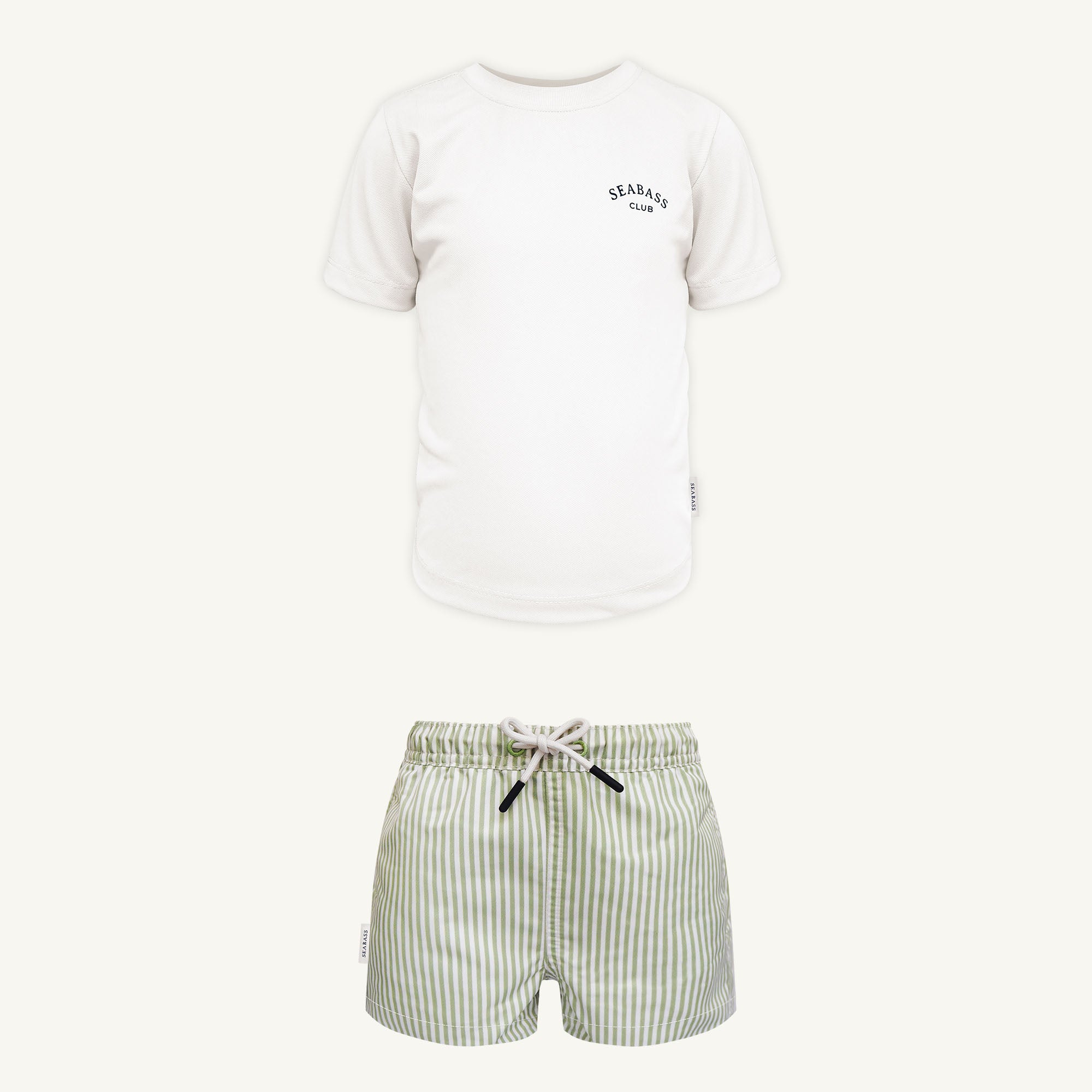 UV Swim Set - Short Portofino and T-Shirt White