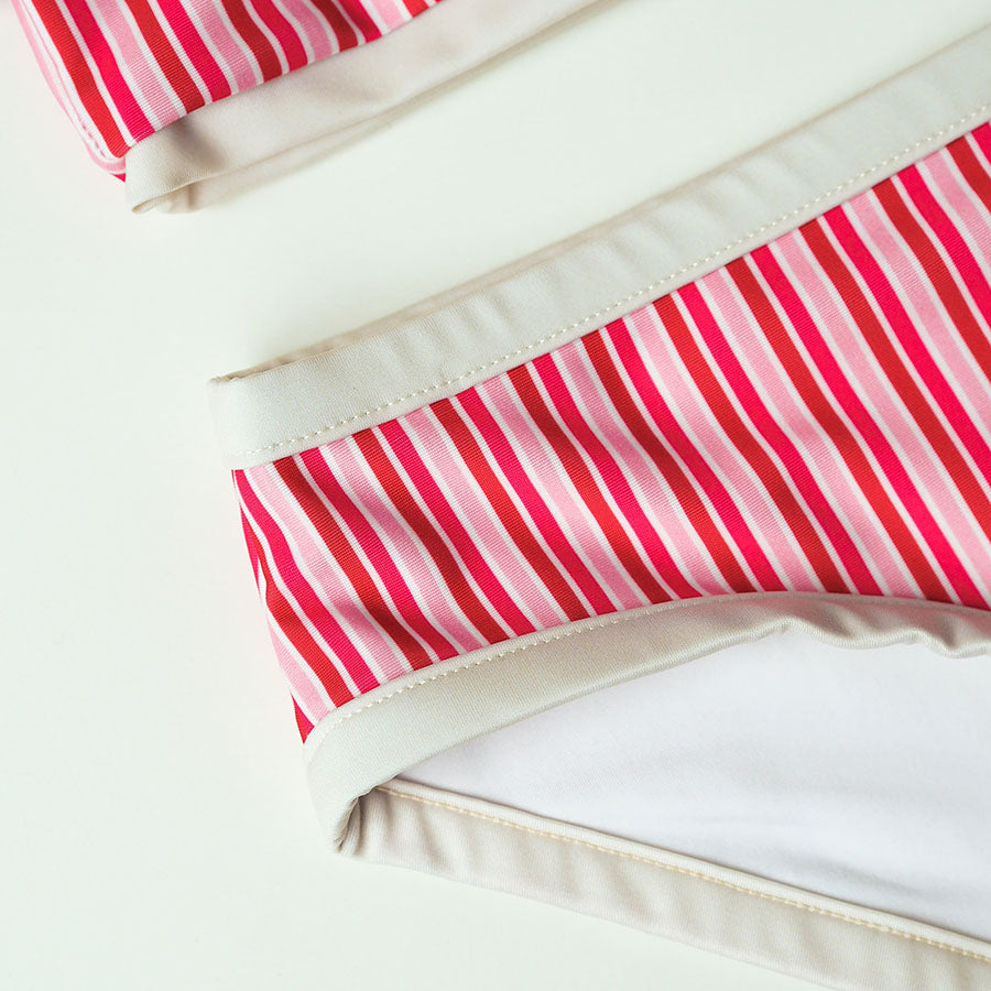 Girl UV Two-piece Swimsuit Coco St. Tropez - pink stripes
