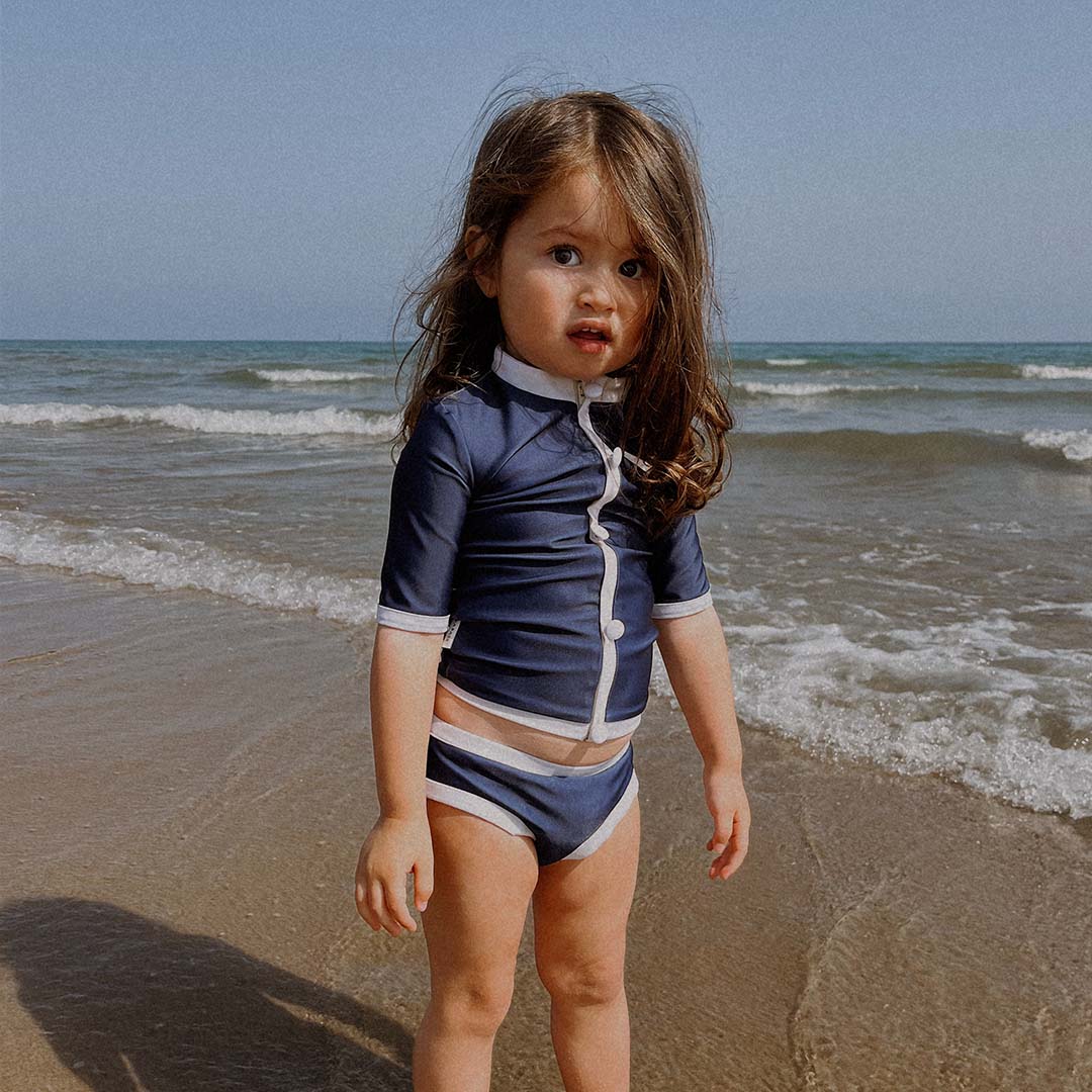 Girl UV Two-piece Swimsuit Coco Monaco - navy blue