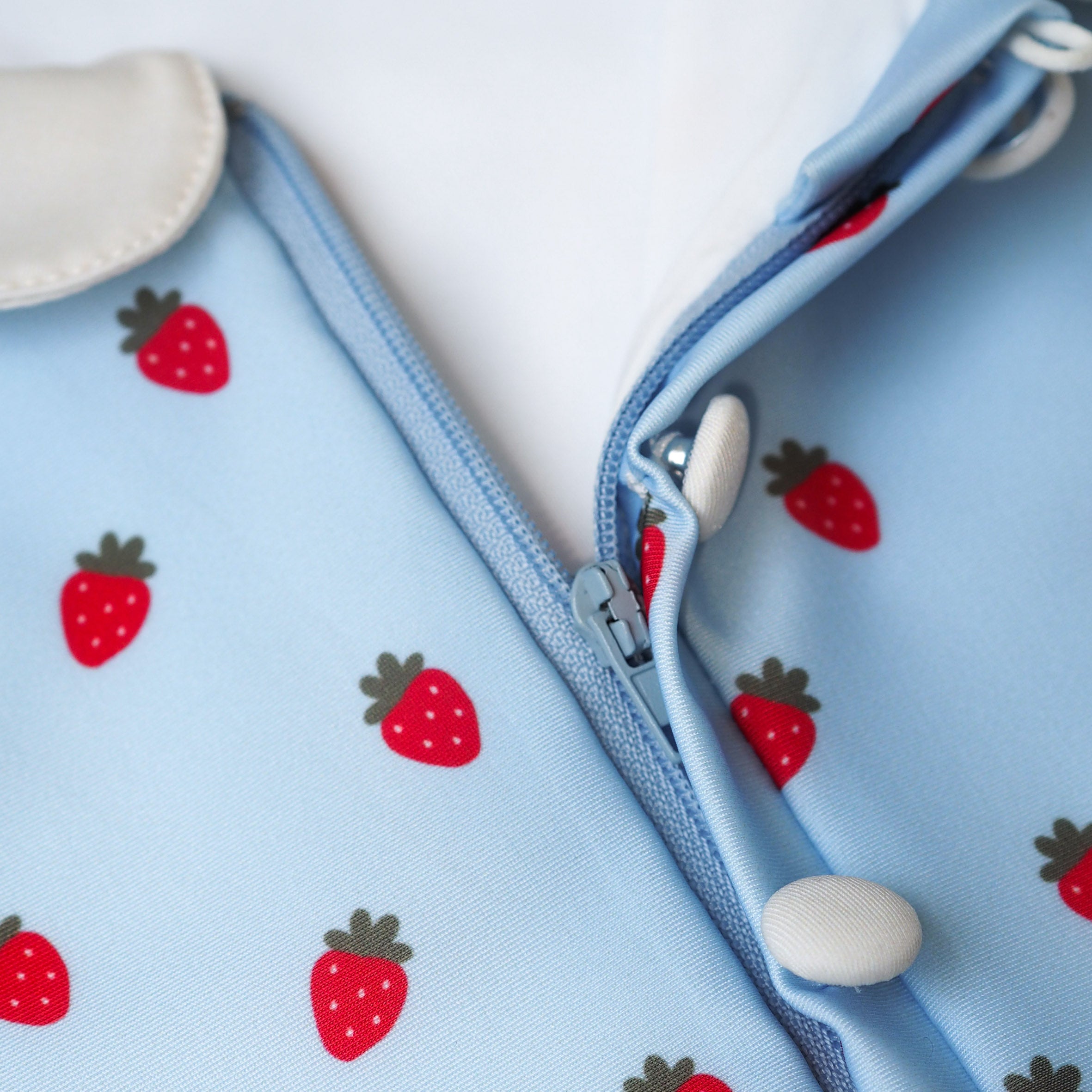 Girl UV Swimsuit Coco Santa Maria - blue strawberries