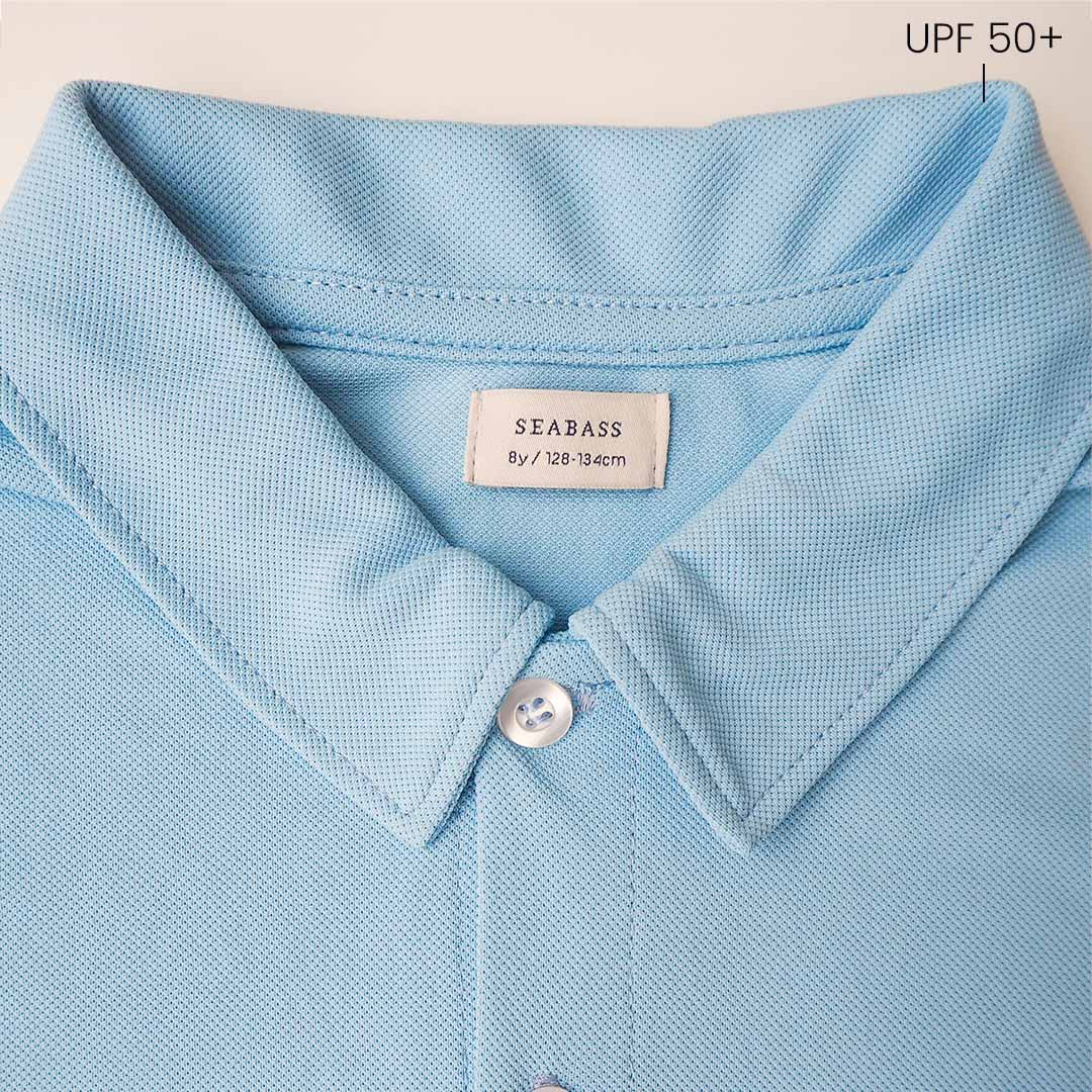 Heren Overhemd met UV-bescherming - lichtblauw