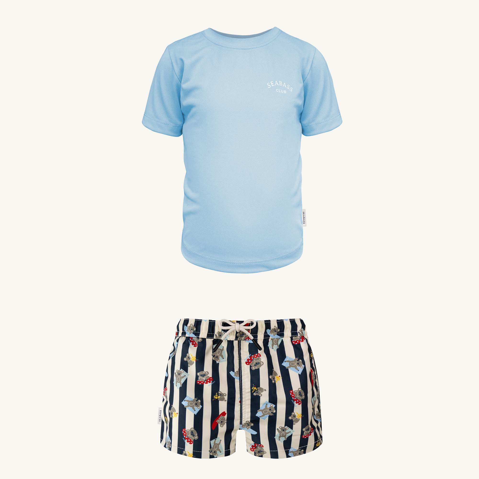 UV Zwem Set - Zwembroek Sydney en T-Shirt Clearwater Blue