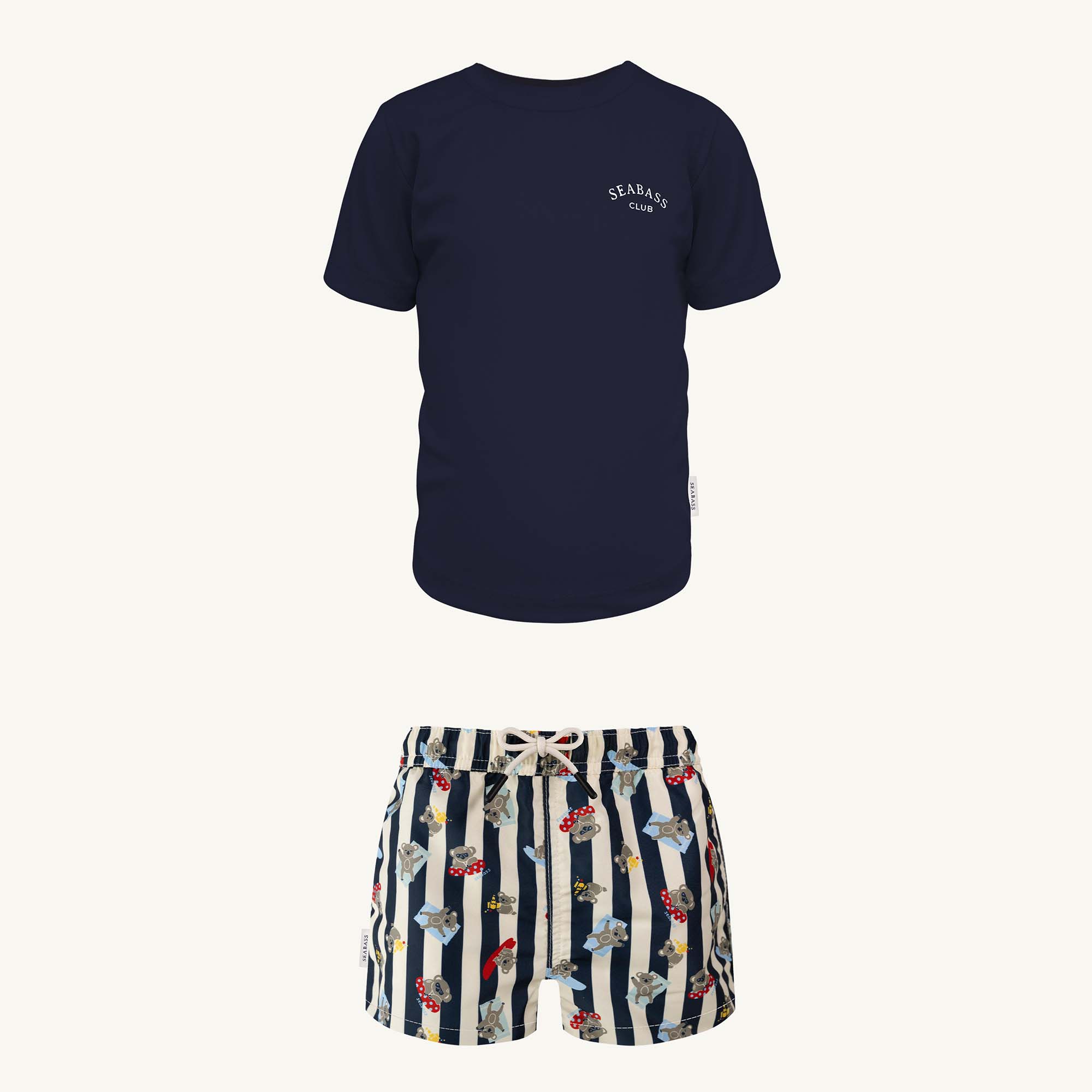 Conjunto de baño UV - Bañador Sydney y Camiseta Navy Blue