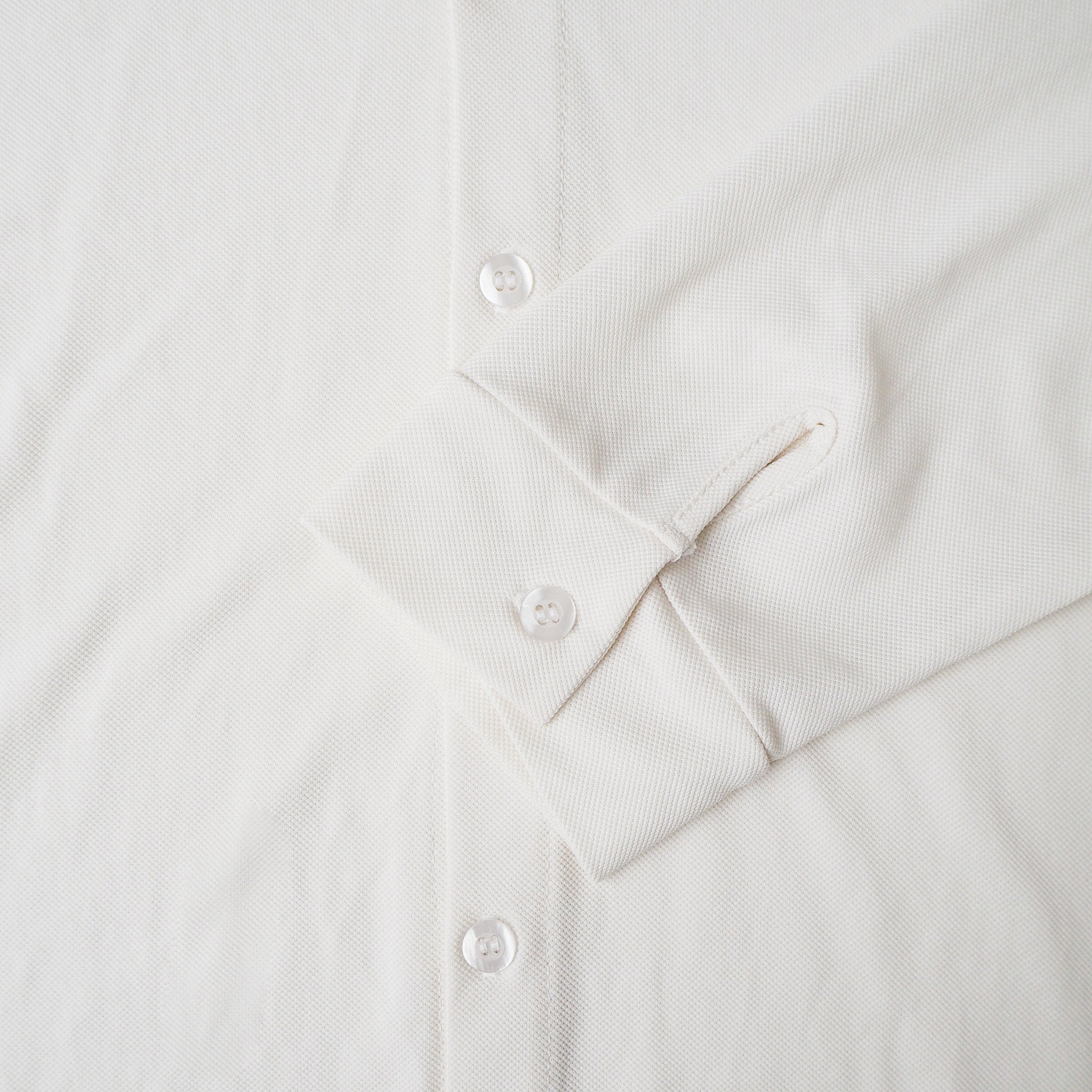 Men UV Long Sleeve Shirt Pearl White