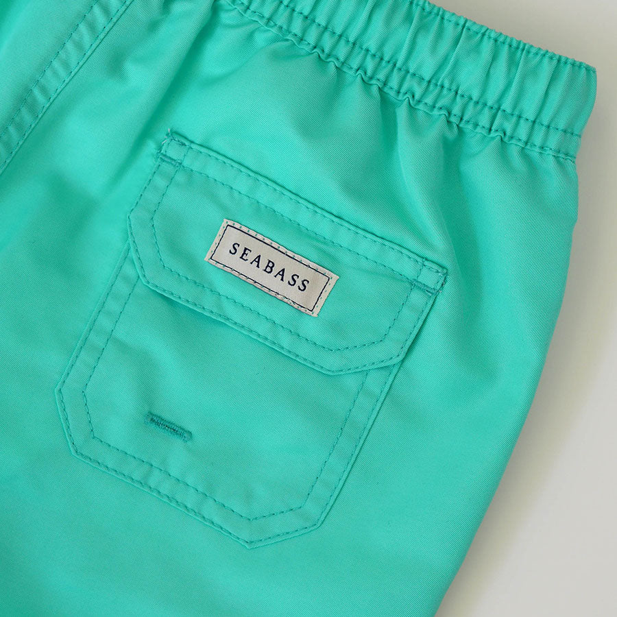 Boy UV Swim Short Neo Mint Green - solid