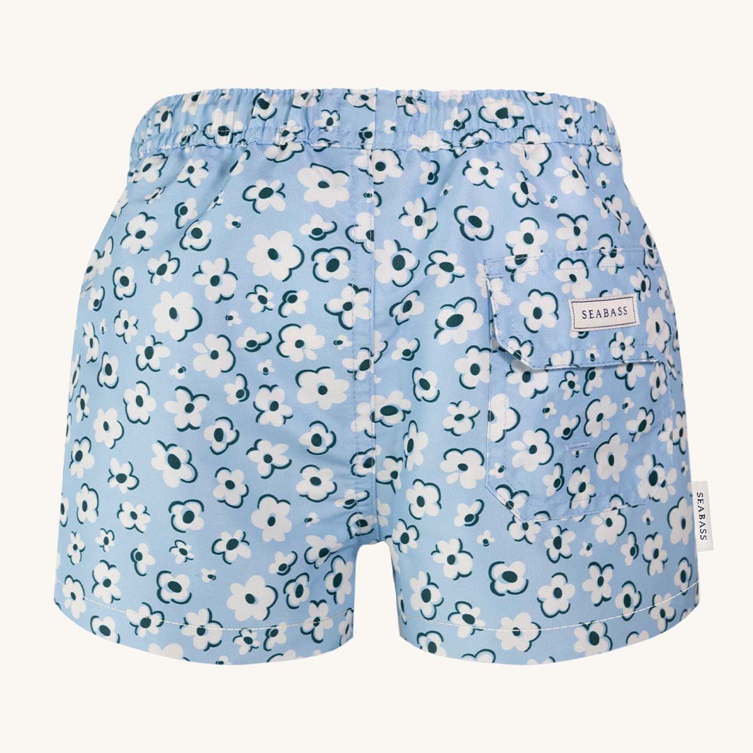 BABY-JUNGEN UV BADESHORT PALMA - HELLBLAU