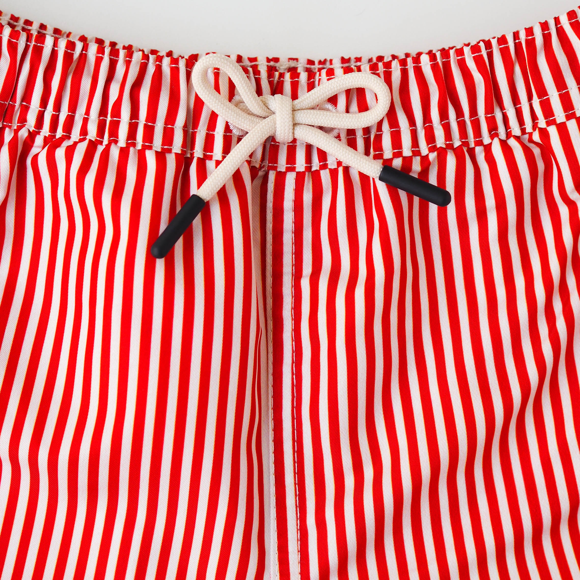 Men UV Swim Short Venice - red stripes