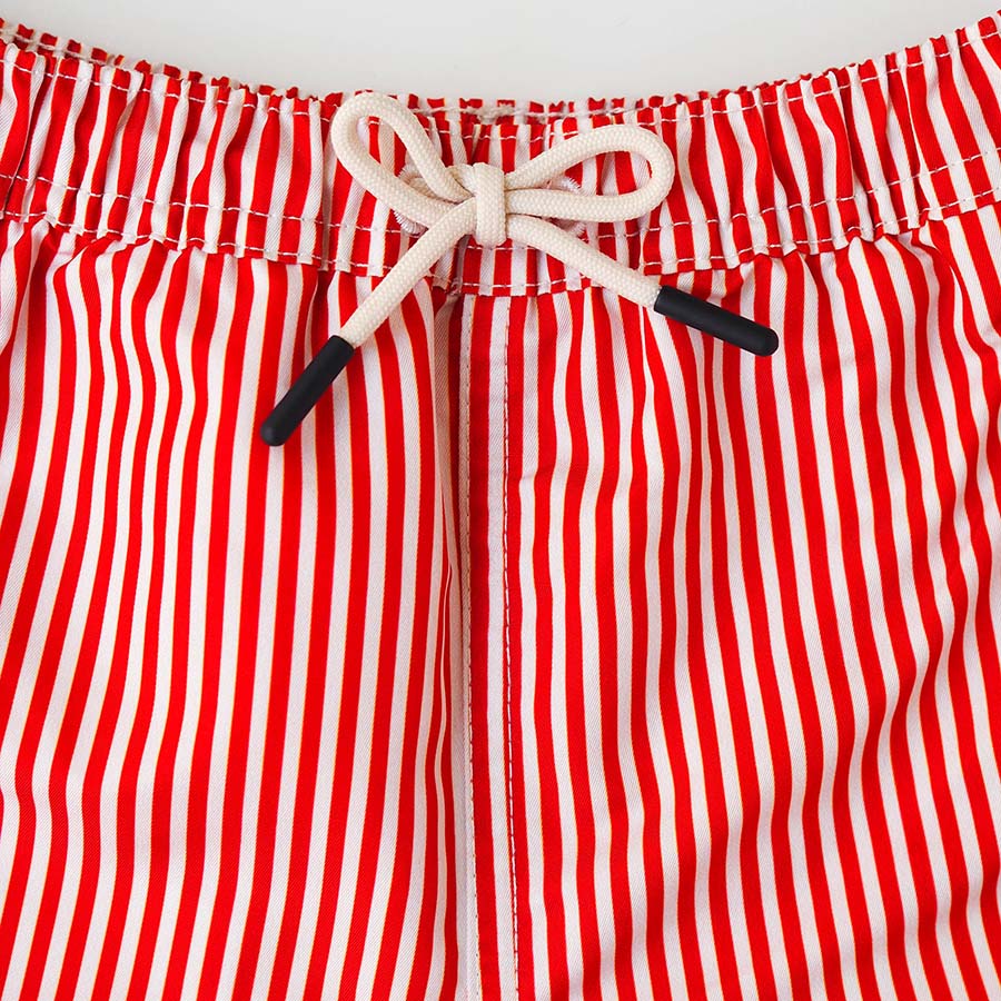 Boy UV Swim Short Venice - red stripes