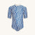 Girl UV Swimsuit Ruffle Positano - royal blue
