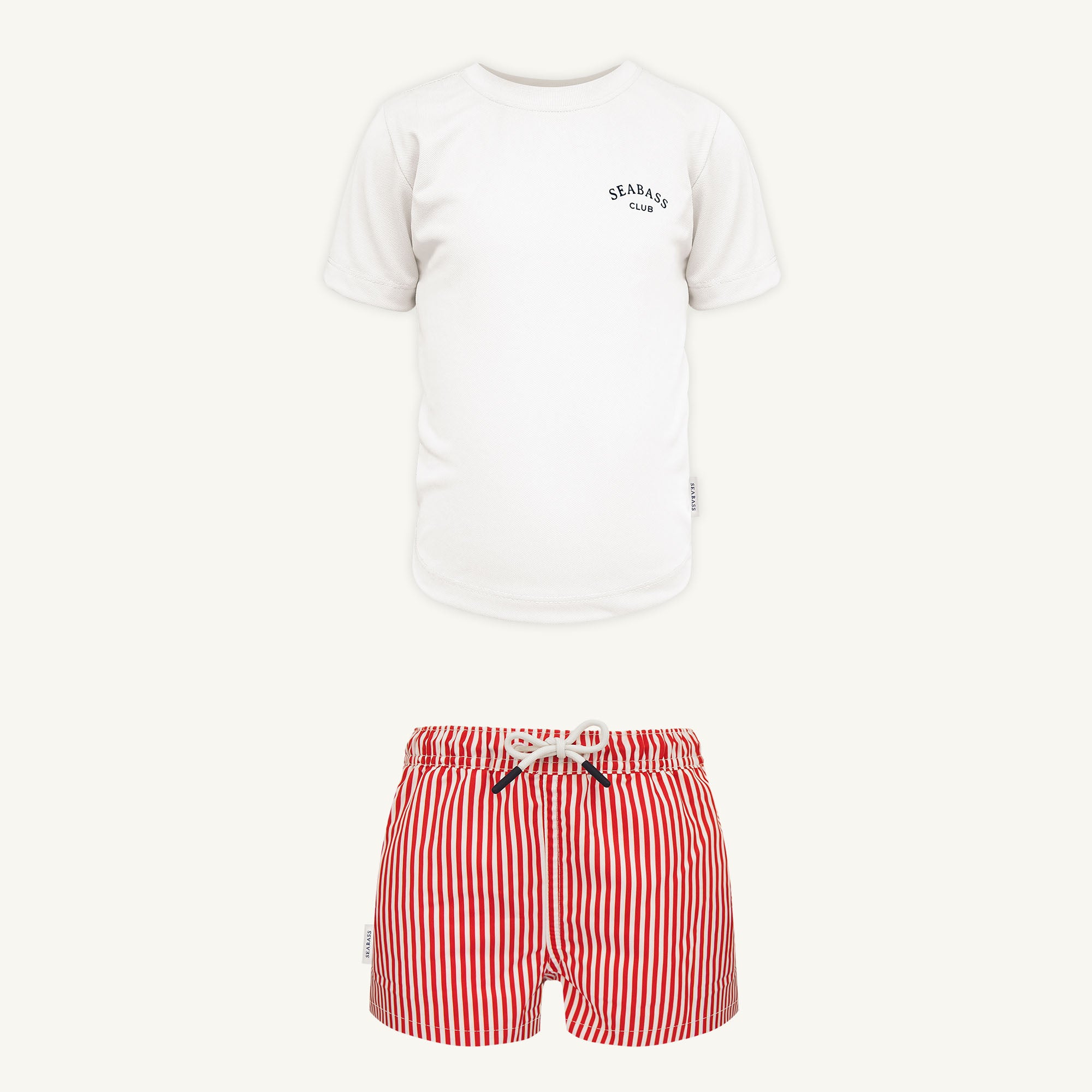 UV Swim Set - Short Venice and T-Shirt White