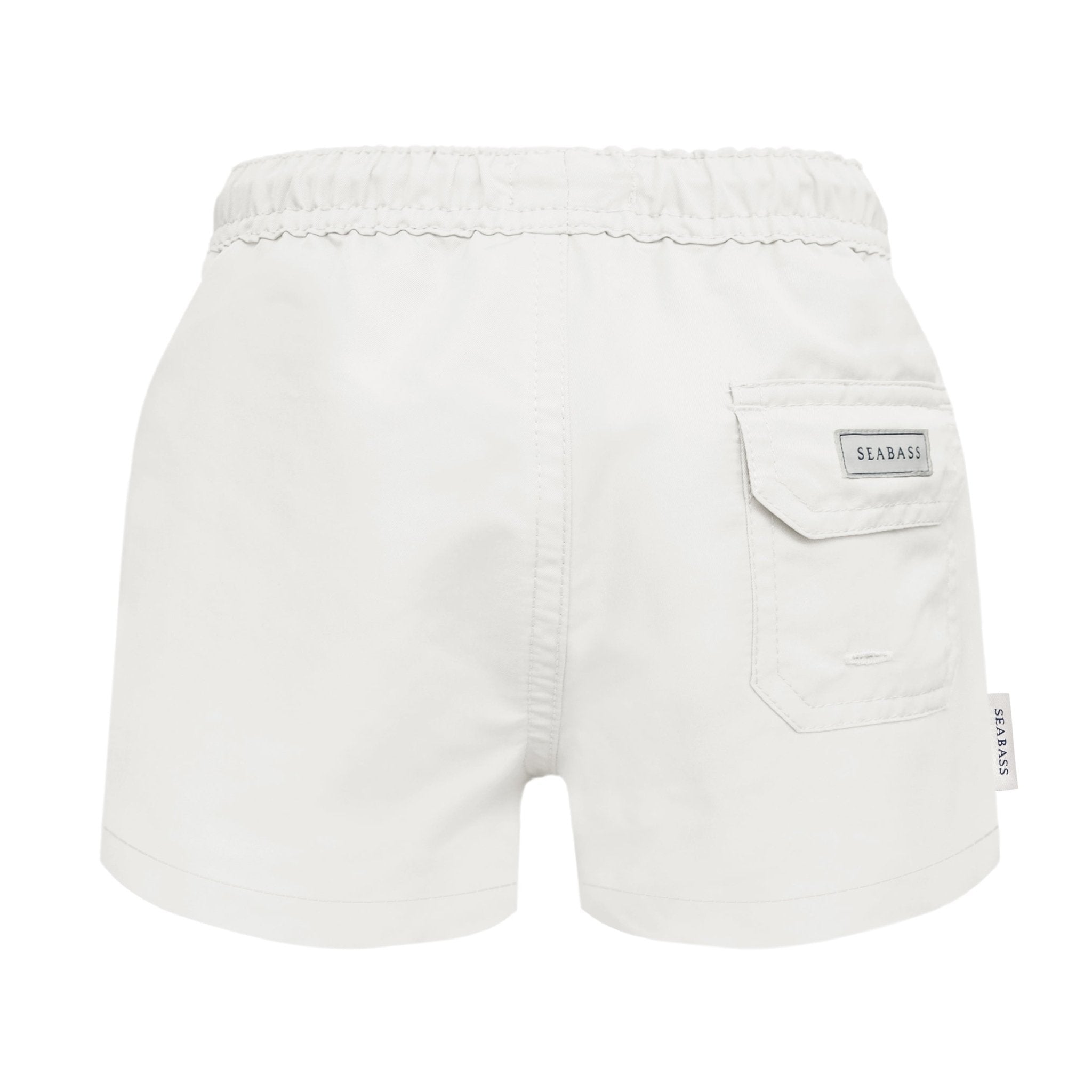 UV Swim Set - Short White and Polo Clearwater Blue (UPF 50+) - SEABASS official