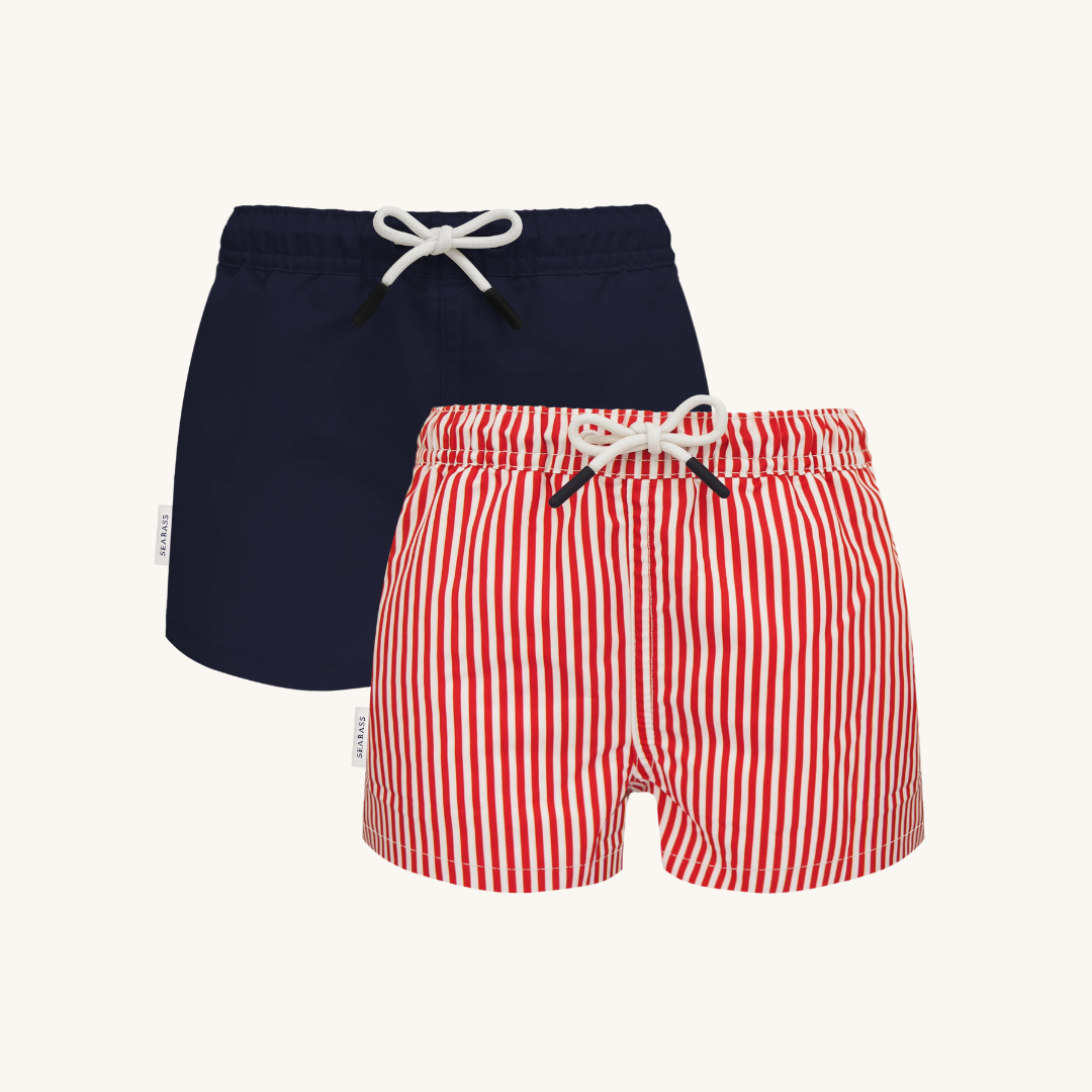 2er-Pack UV-Badeshorts - Venice Navy