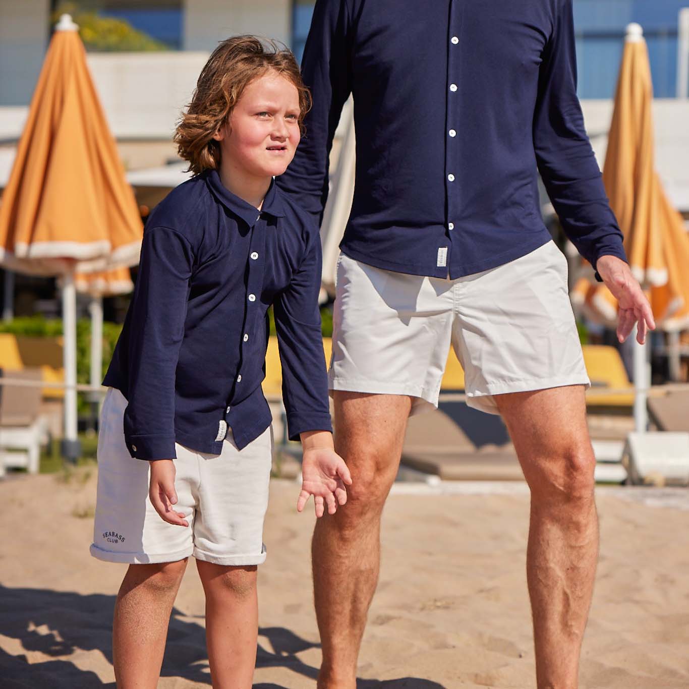 Bermudashorts - Sandfarbenes Beige