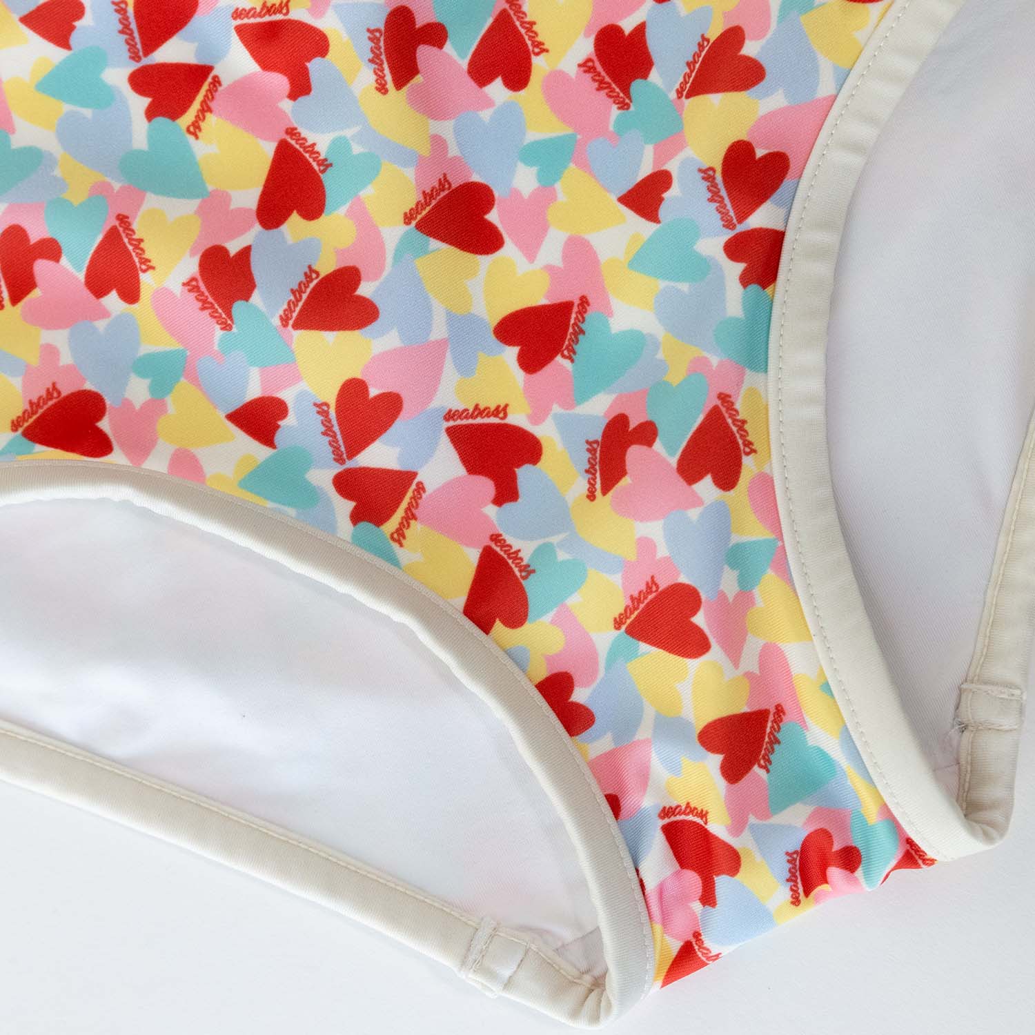 Mädchen UV-Badeanzug Coco Paris - multicolor Herzen