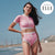 Damen UV Zweiteiliger Badeanzug Coco Miami - rosa