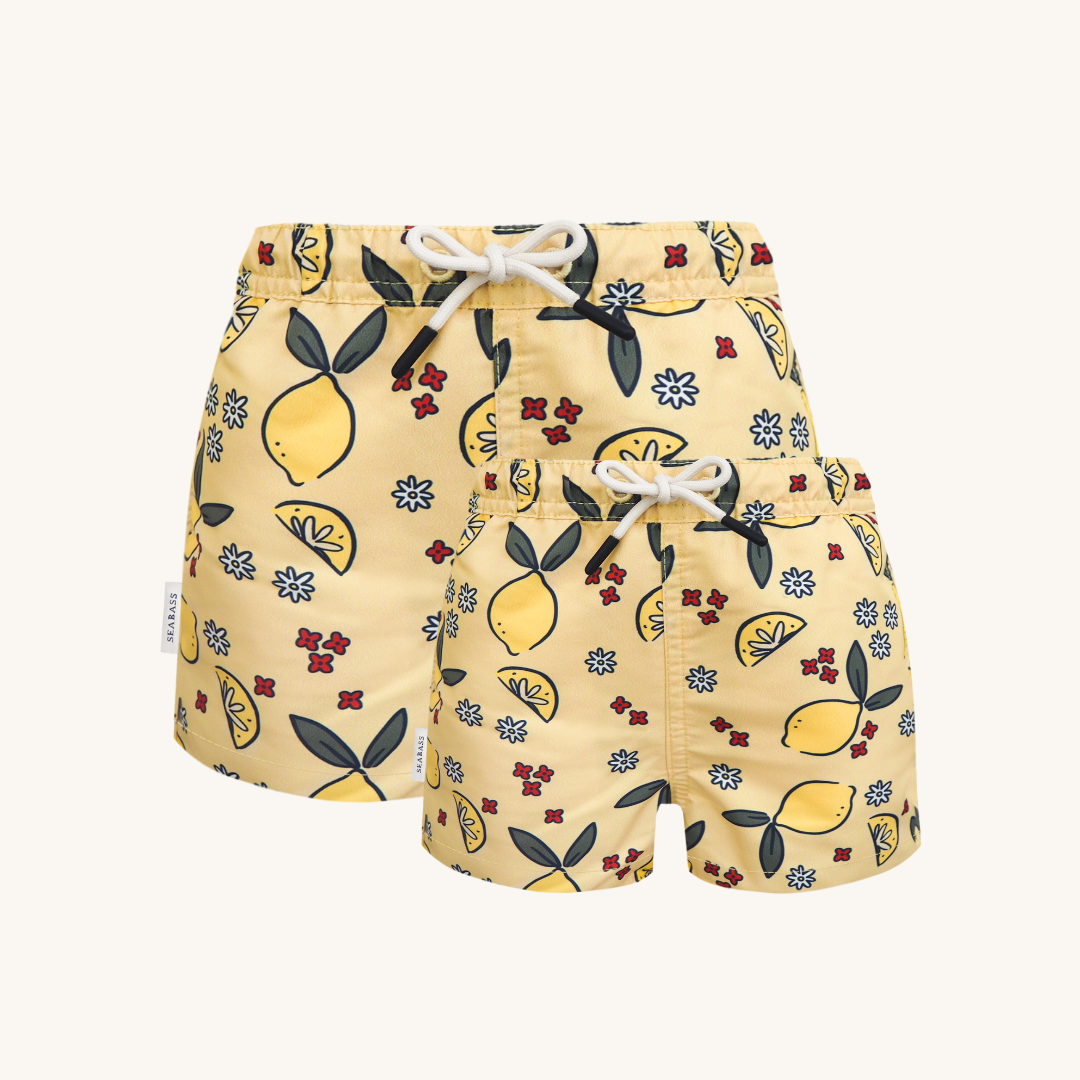 Vater-Sohn-Set UV-Badeshorts - Amalfi