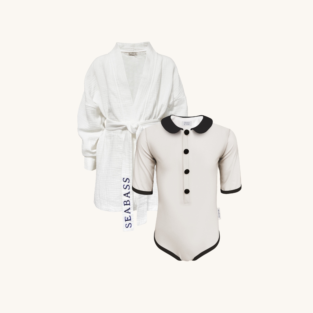 Set aus UV-Badeanzug und Kimono - Biarritz