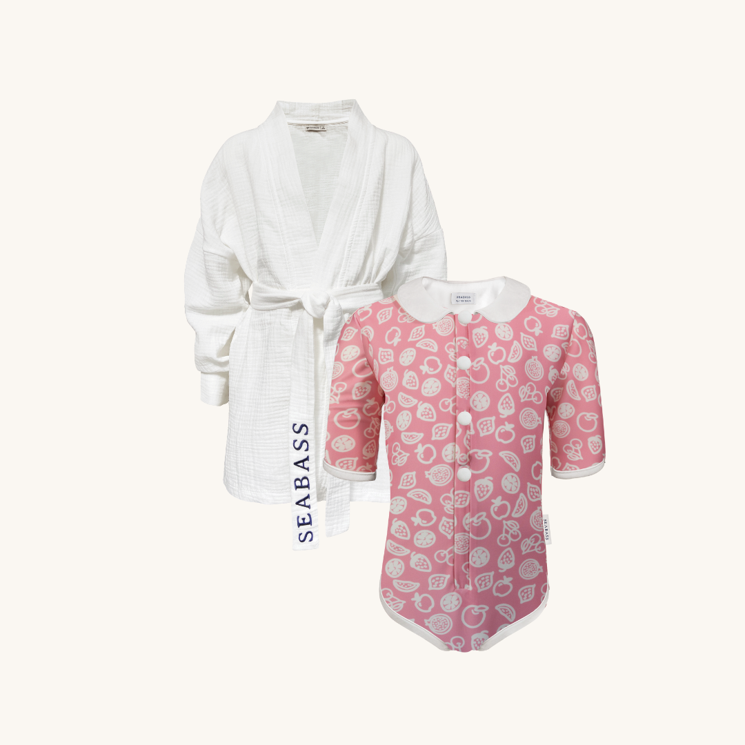 Set aus UV-Badeanzug und Kimono - Formentera