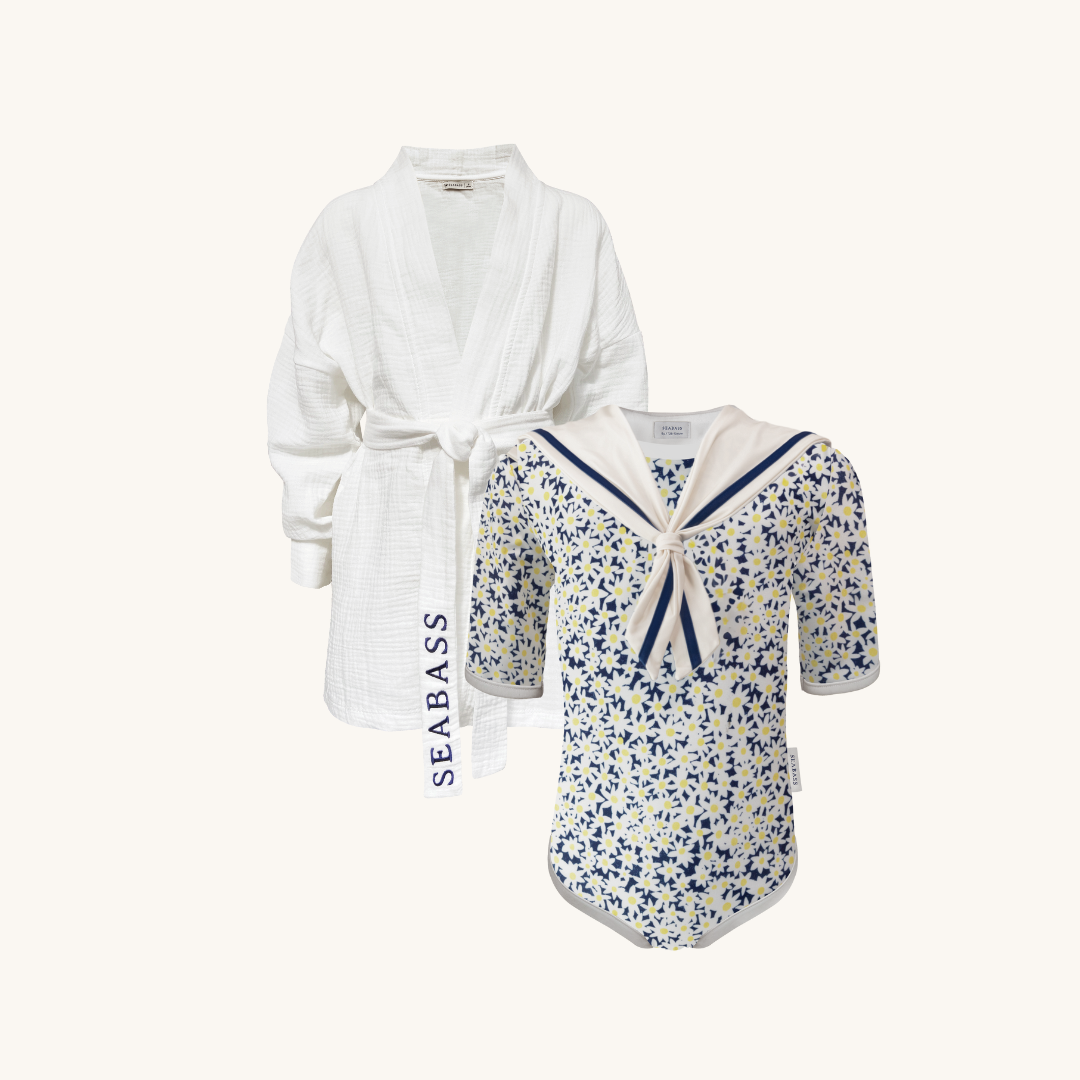 Set aus UV-Badeanzug und Kimono - Palermo