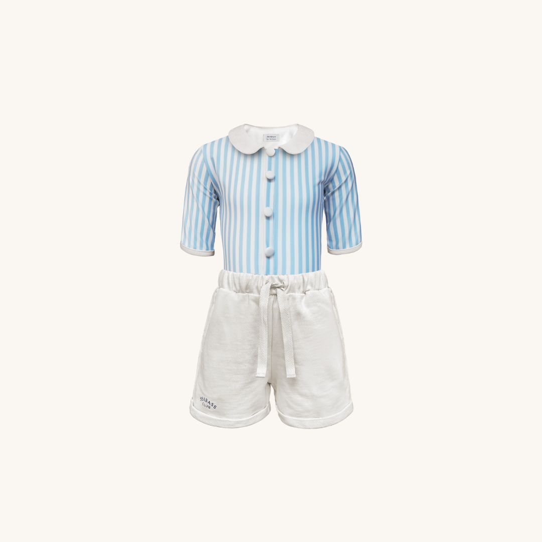 Set aus UV-Badeanzug und Bermuda Short - Forte Beige