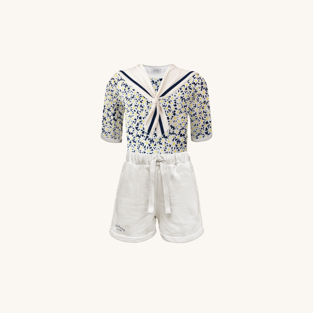 Set aus UV-Badeanzug und Bermuda Short - Palermo Beige