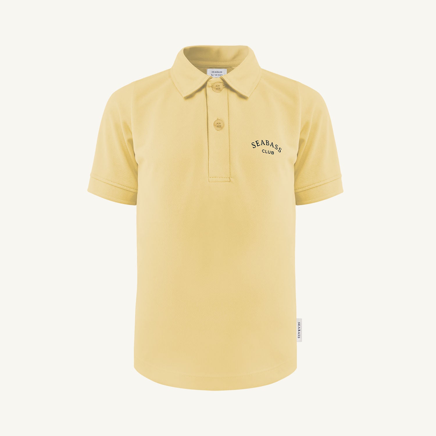 Jungen UV-Poloshirt Zitronengelb