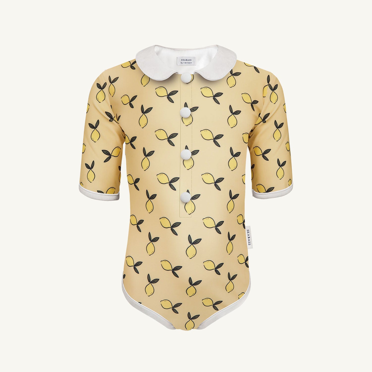 Mädchen UV-Badeanzug Coco Capri - Zitronen